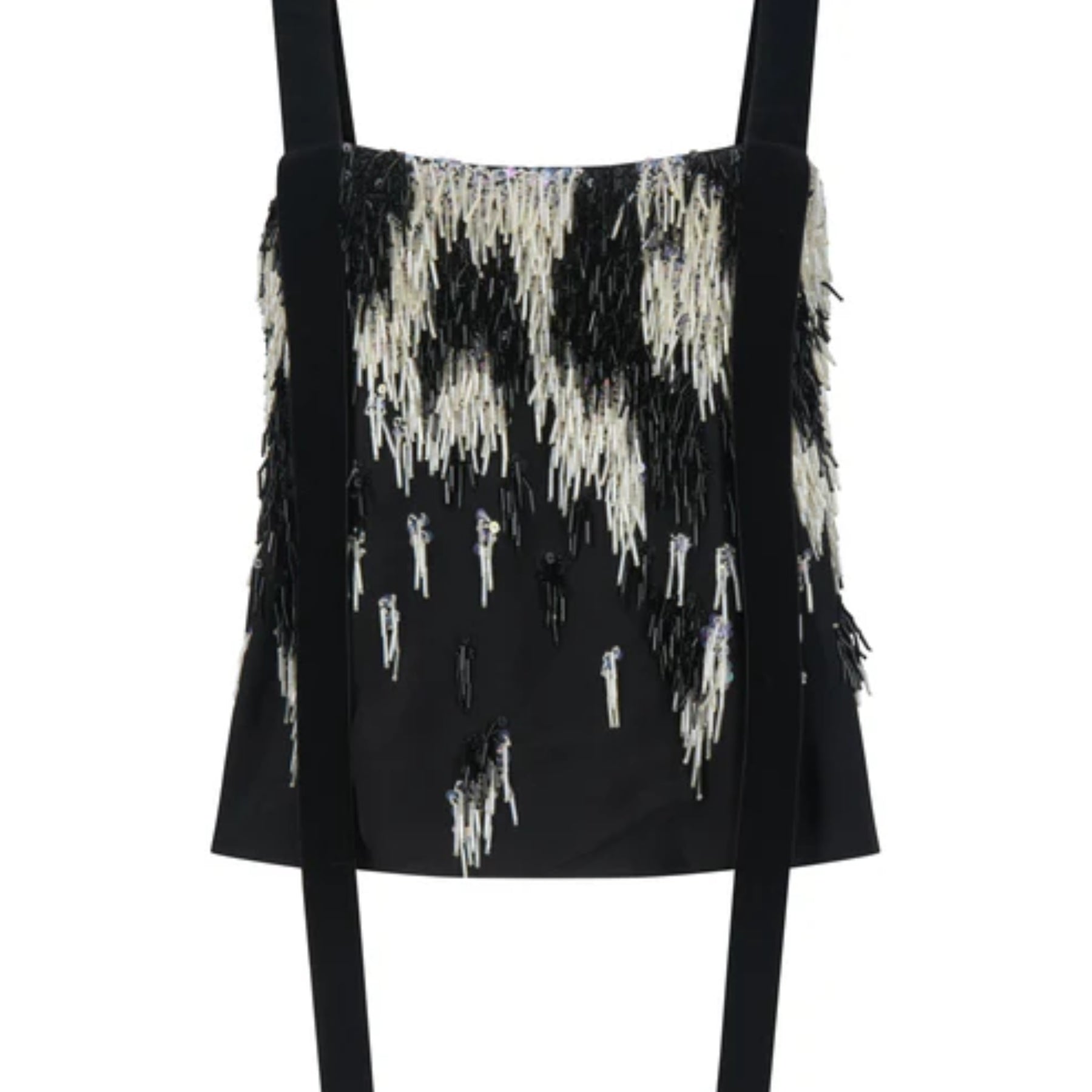 Harris Tapper Black Velvet Knot Top 