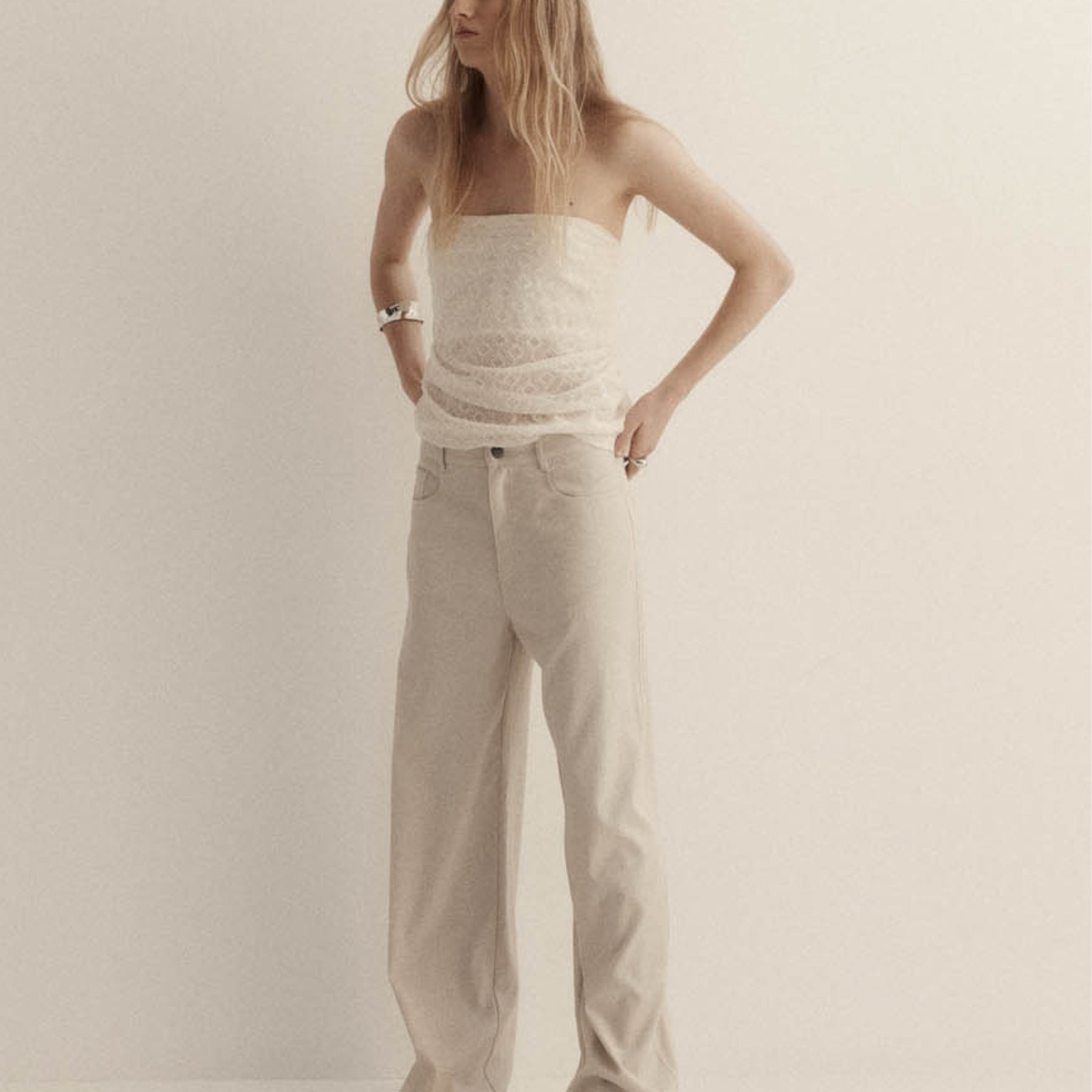 Harris Tapper Dean Trouser in Sand