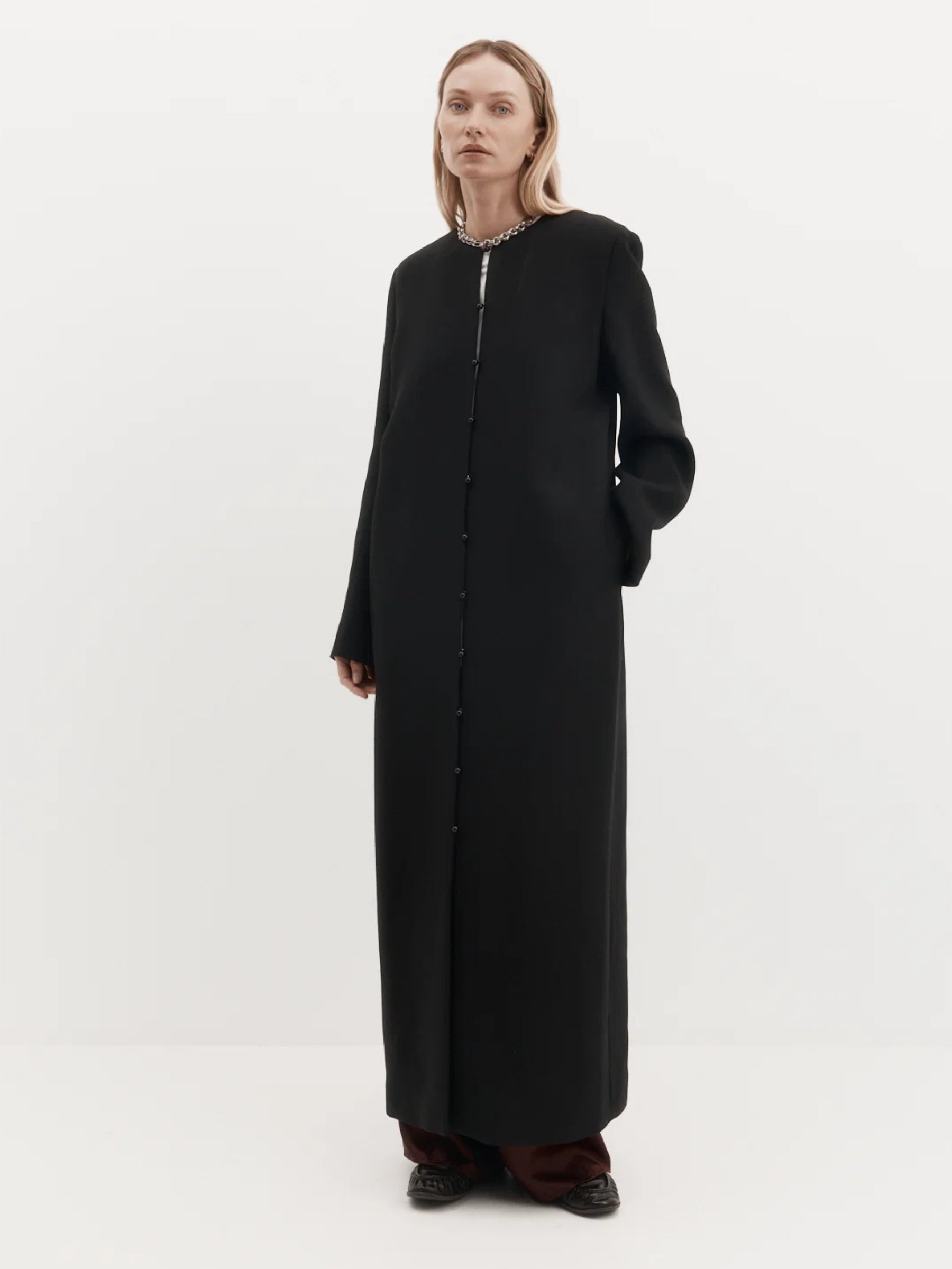 Harris Tapper | Eileen Coat in Wool Tencel Suiting