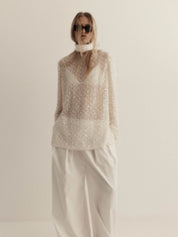 Harris Tapper Eva Top in Cream Sequin