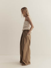 Harris Tapper Gio Trouser in Brown