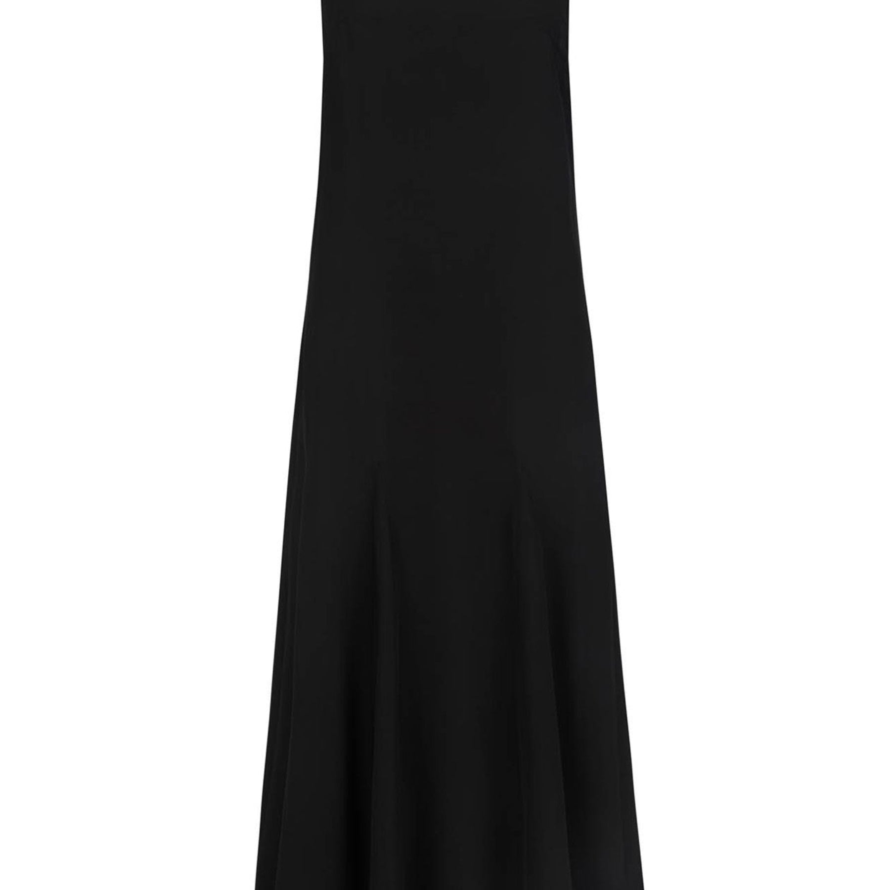 Harris Tapper Godet Dress in Silk Crepe de Chine