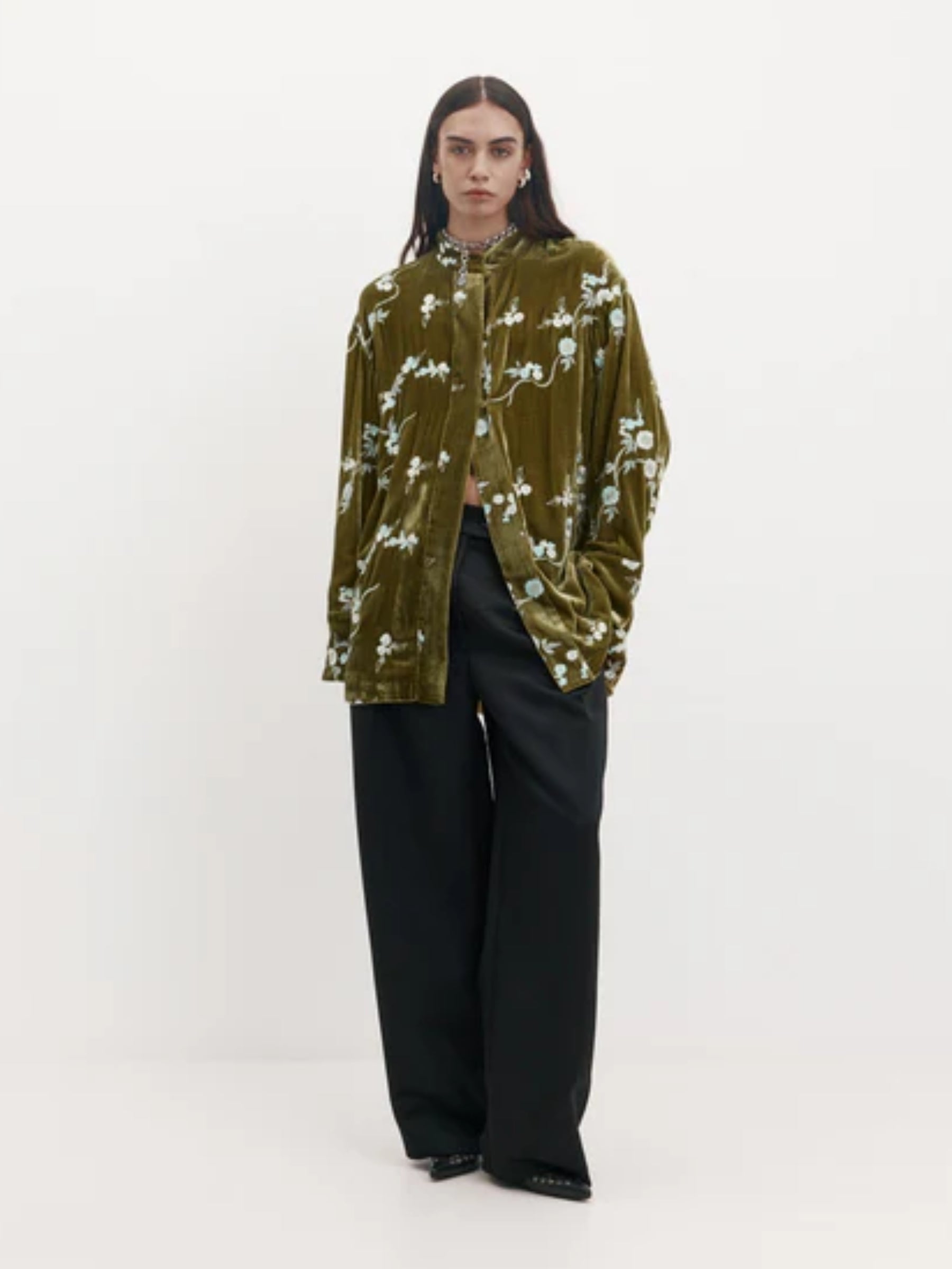 Harris Tapper Graff Jacket in Embroidered Velvet