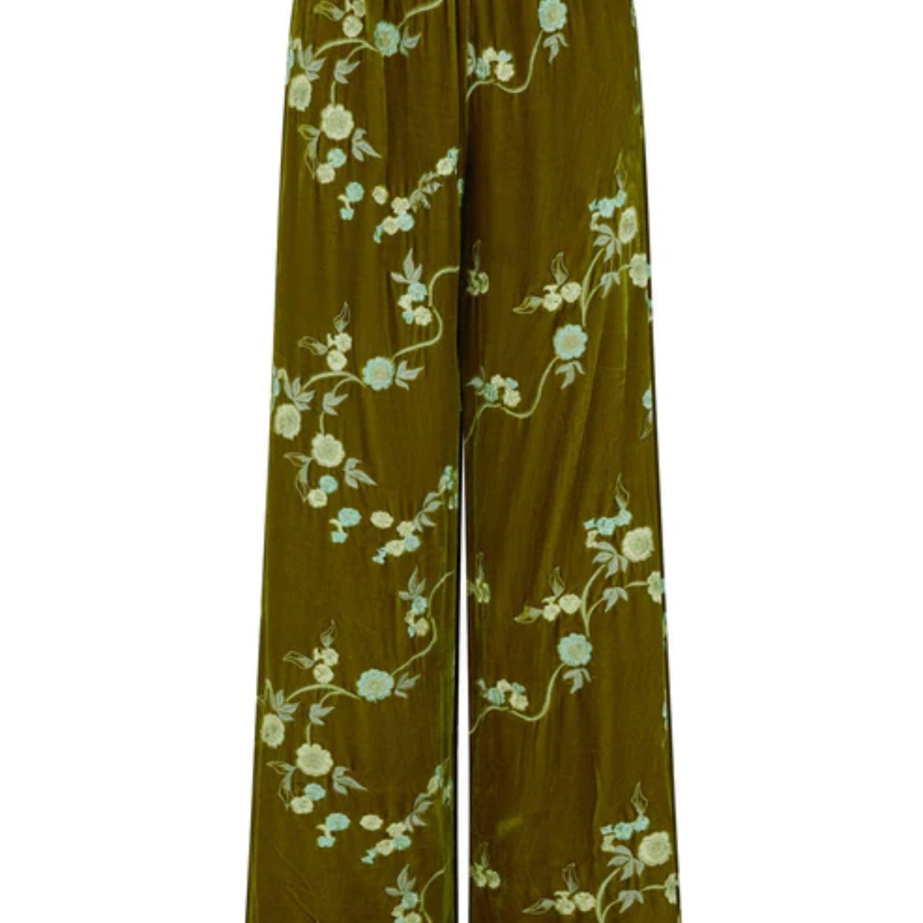 Harris Tapper Irving Trouser in Embroidered Velvet