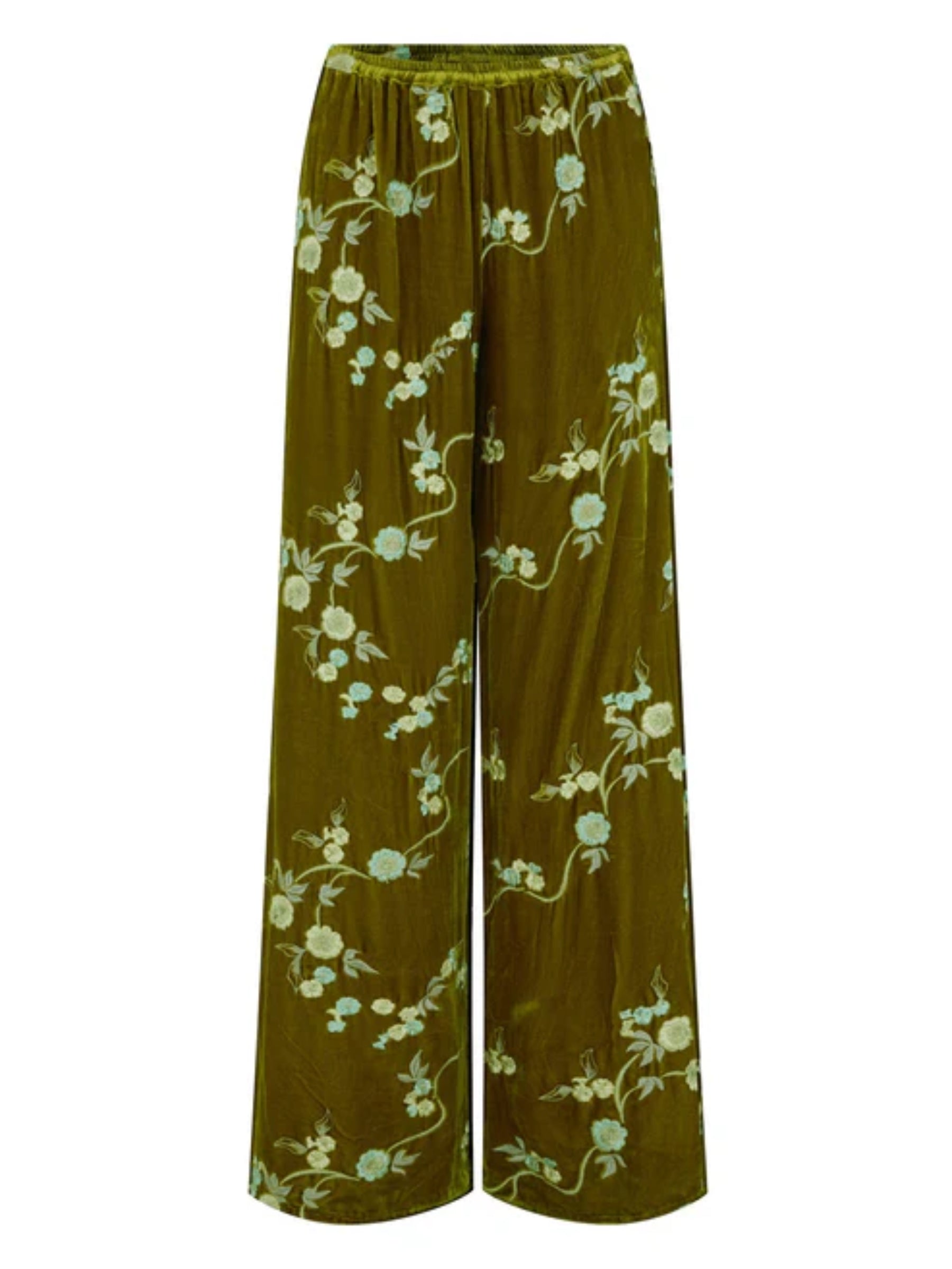 Harris Tapper Irving Trouser in Embroidered Velvet