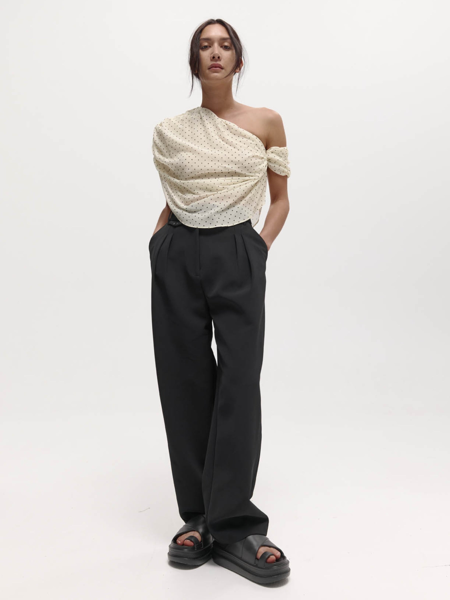 Harris Tapper Lucille Top in Silk Chiffon