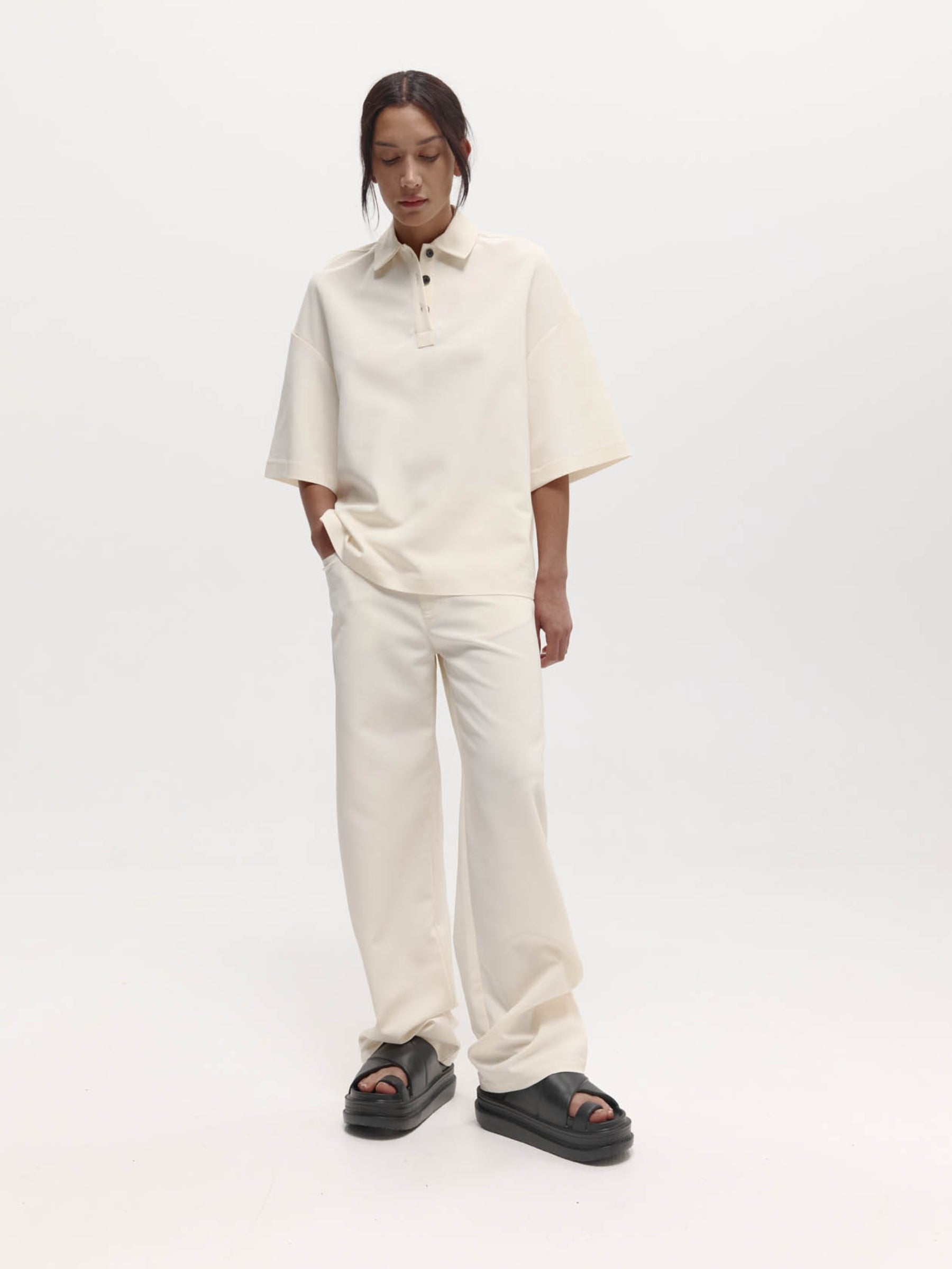 Harris Tapper Dean Trouser in Ivory