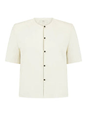 Harris Tapper | Tina Top in Ivory Washed Cotton
