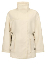 Harris Tapper Balmoral Parka in Pearl Satin