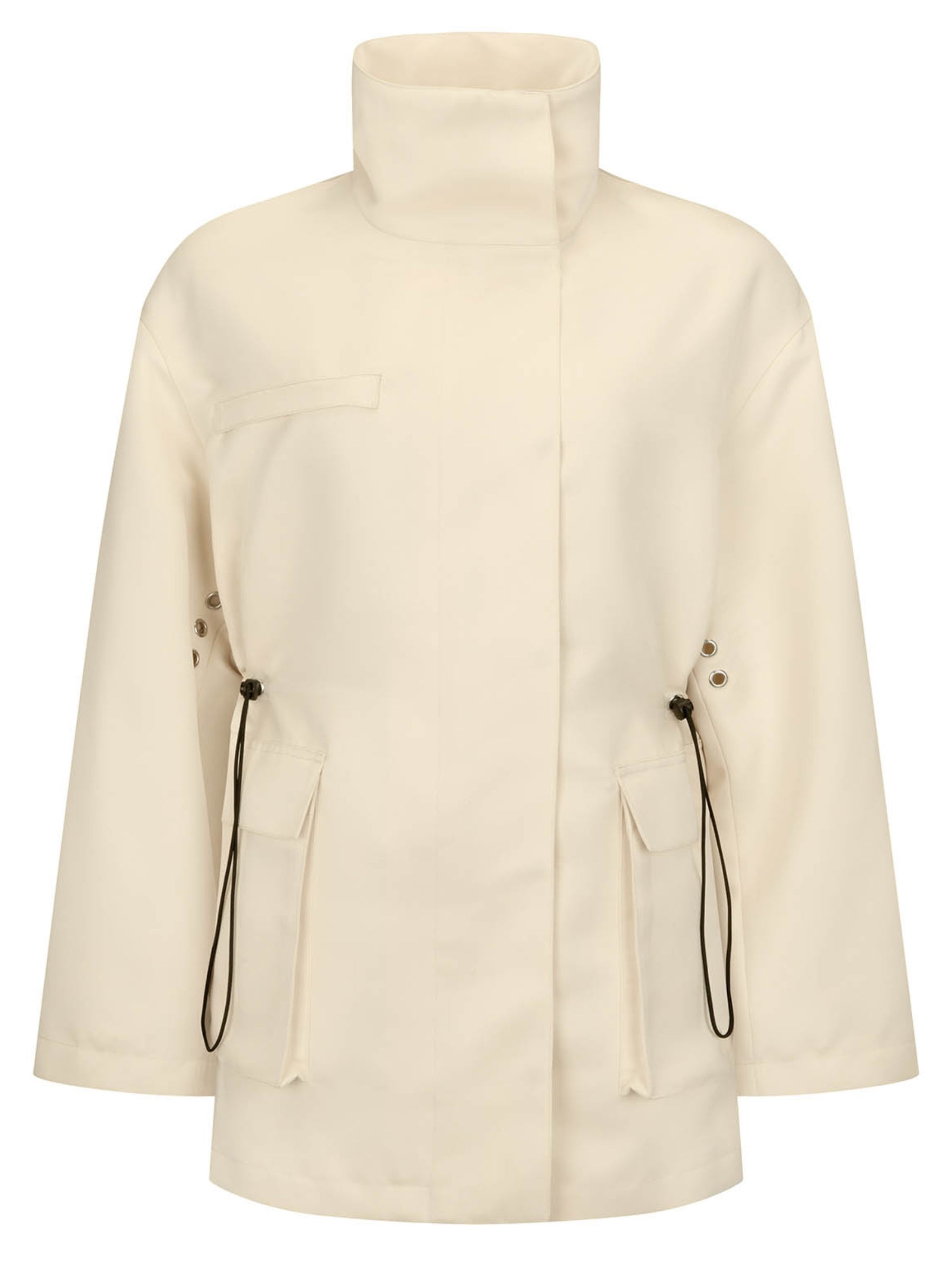 Harris Tapper Balmoral Parka in Pearl Satin