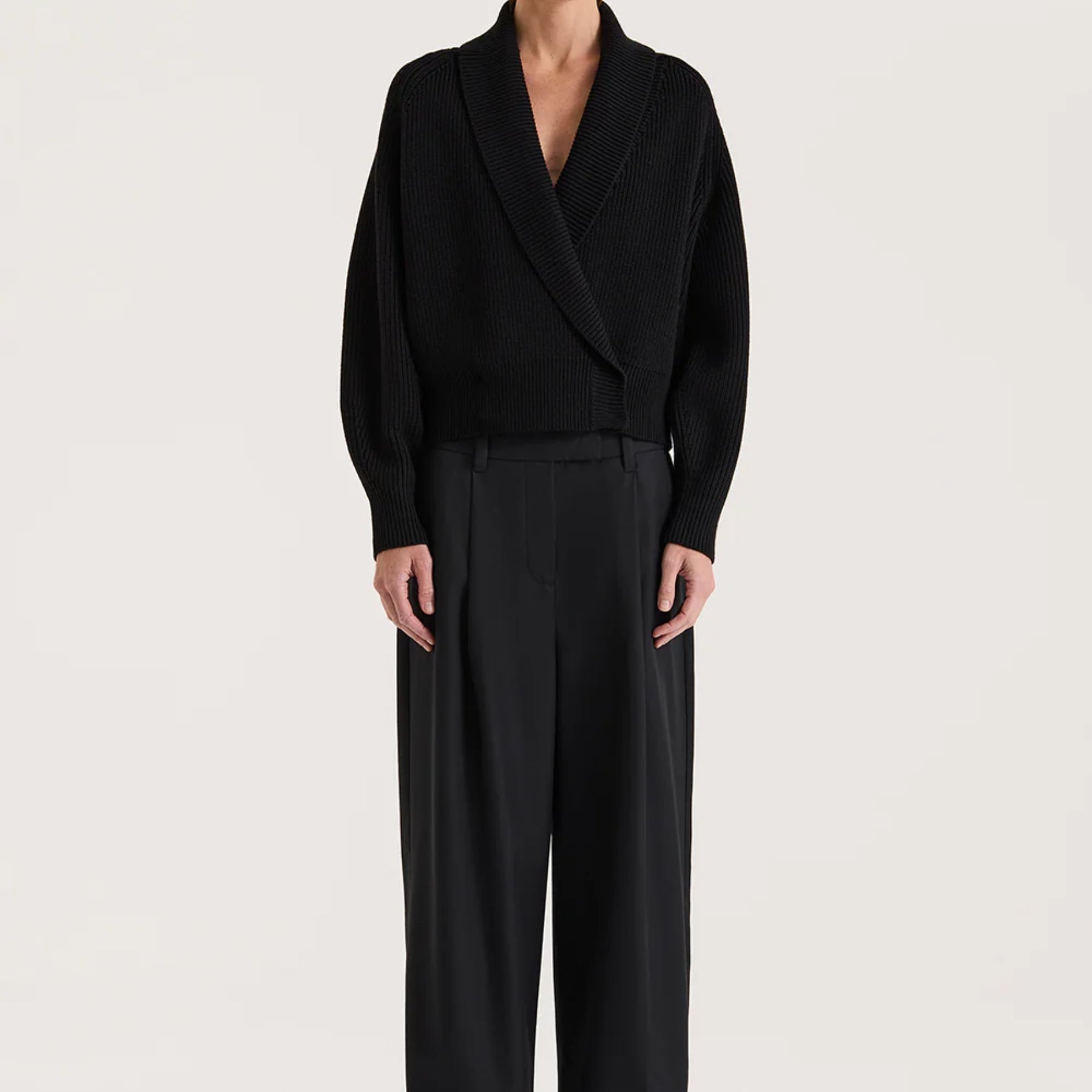 Henne | Jade Knit Jumper in black