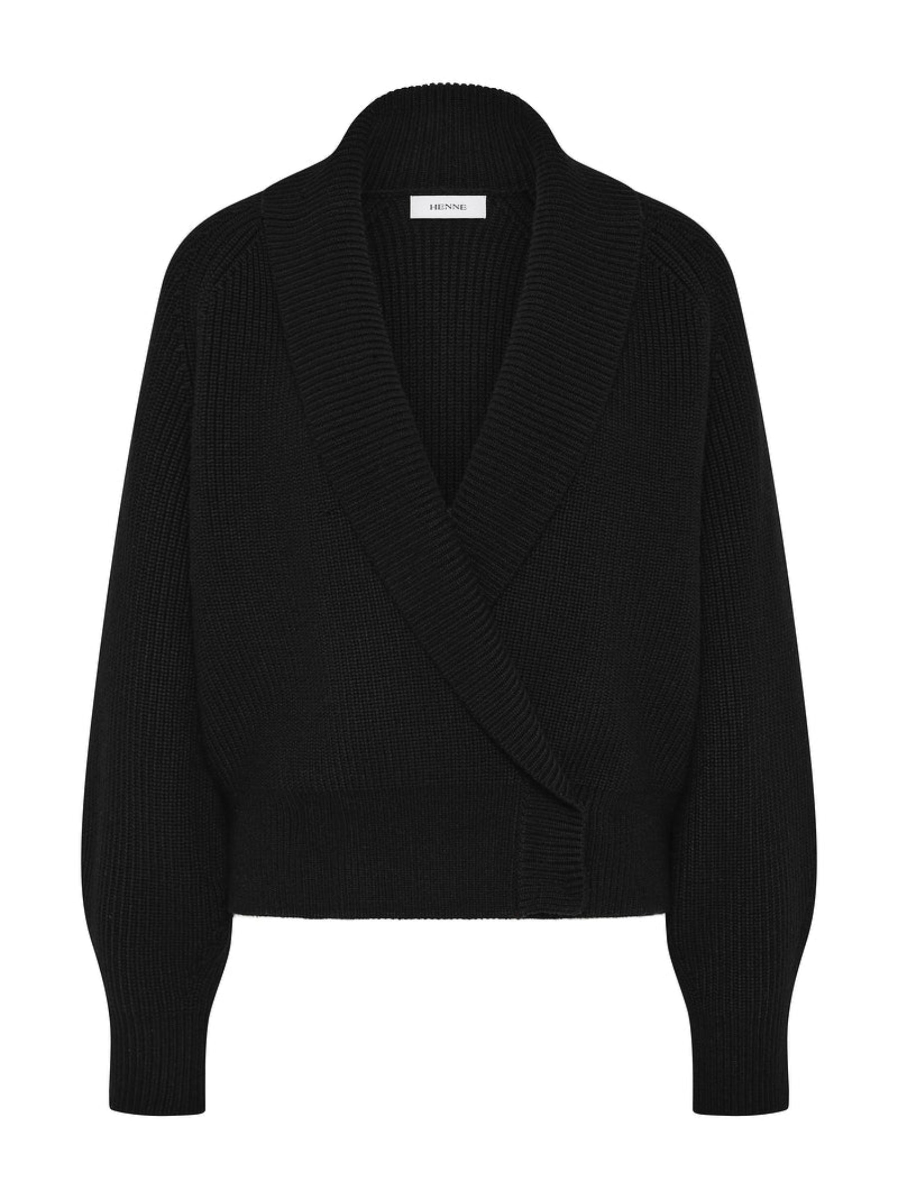 Henne | Jade Knit Jumper in black