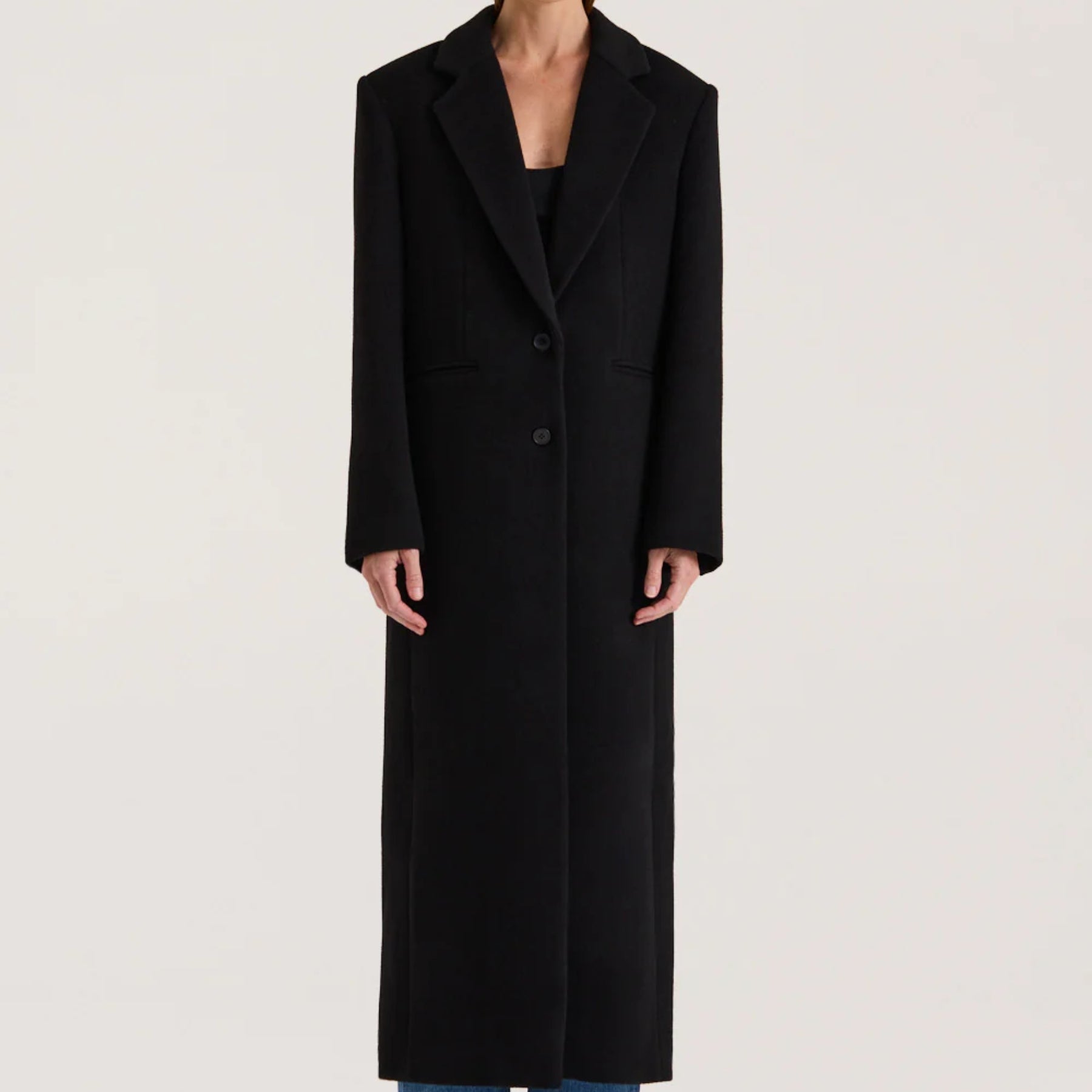 Henne Marcella Coat in Black