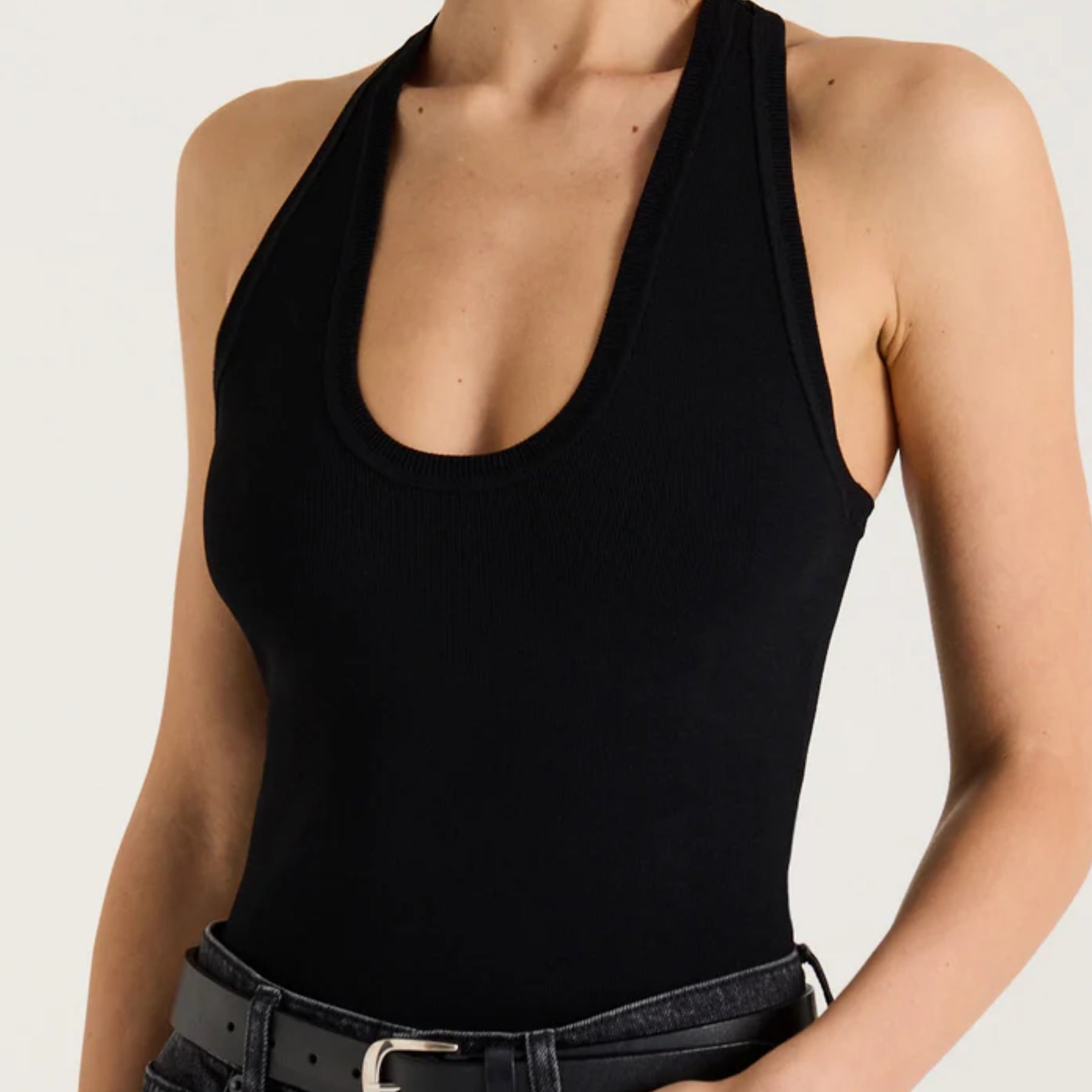 Henne Black Maiken Tank