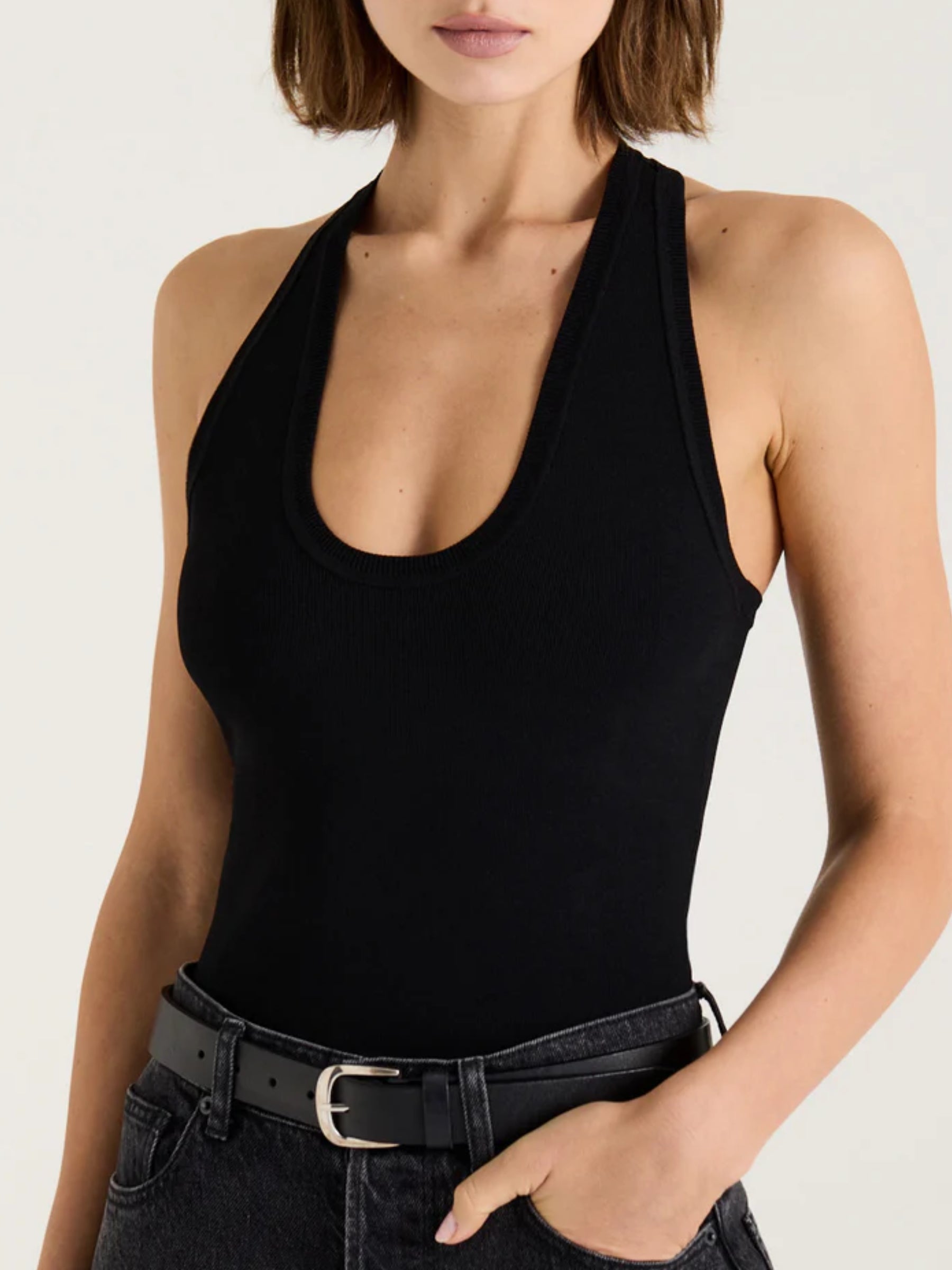 Henne Black Maiken Tank
