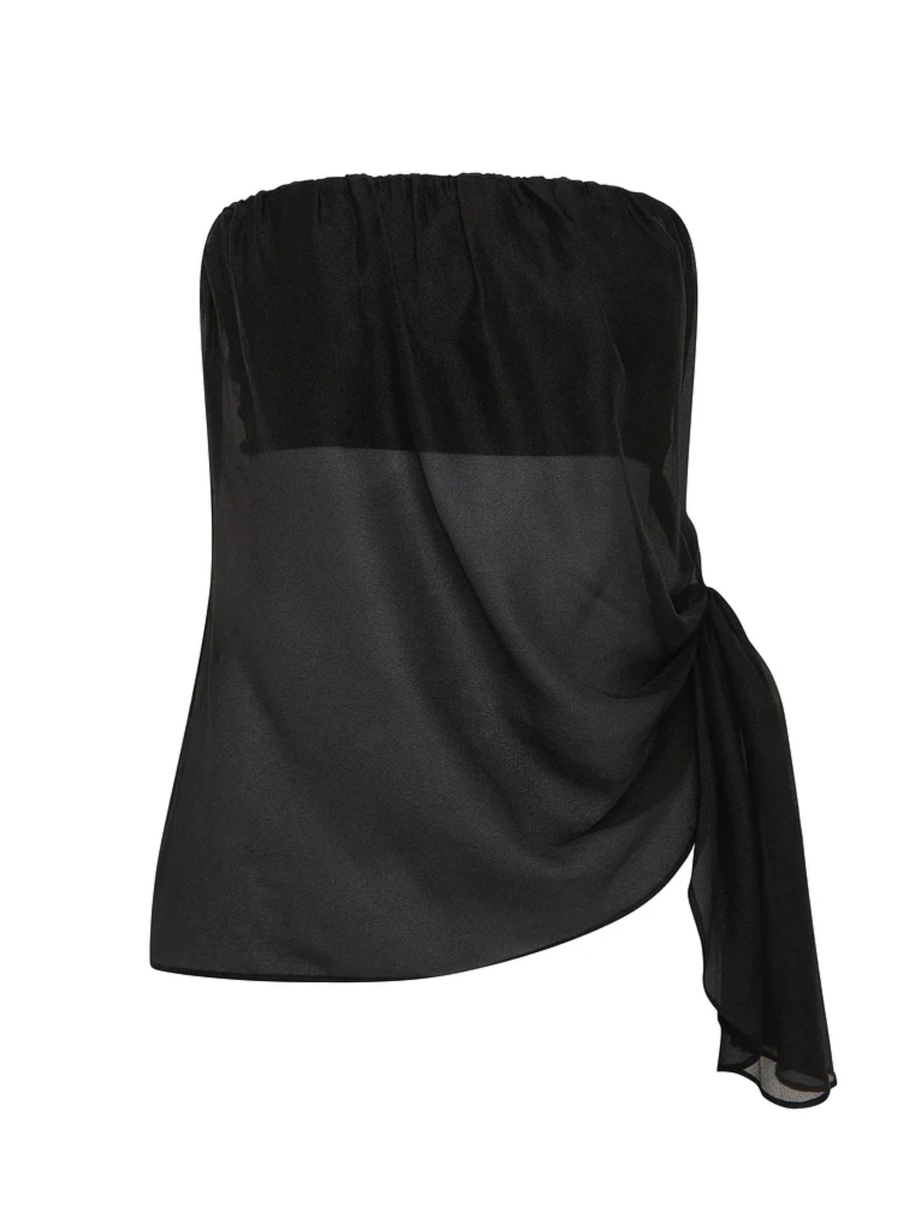 Henne Norella Bustier Top in Black