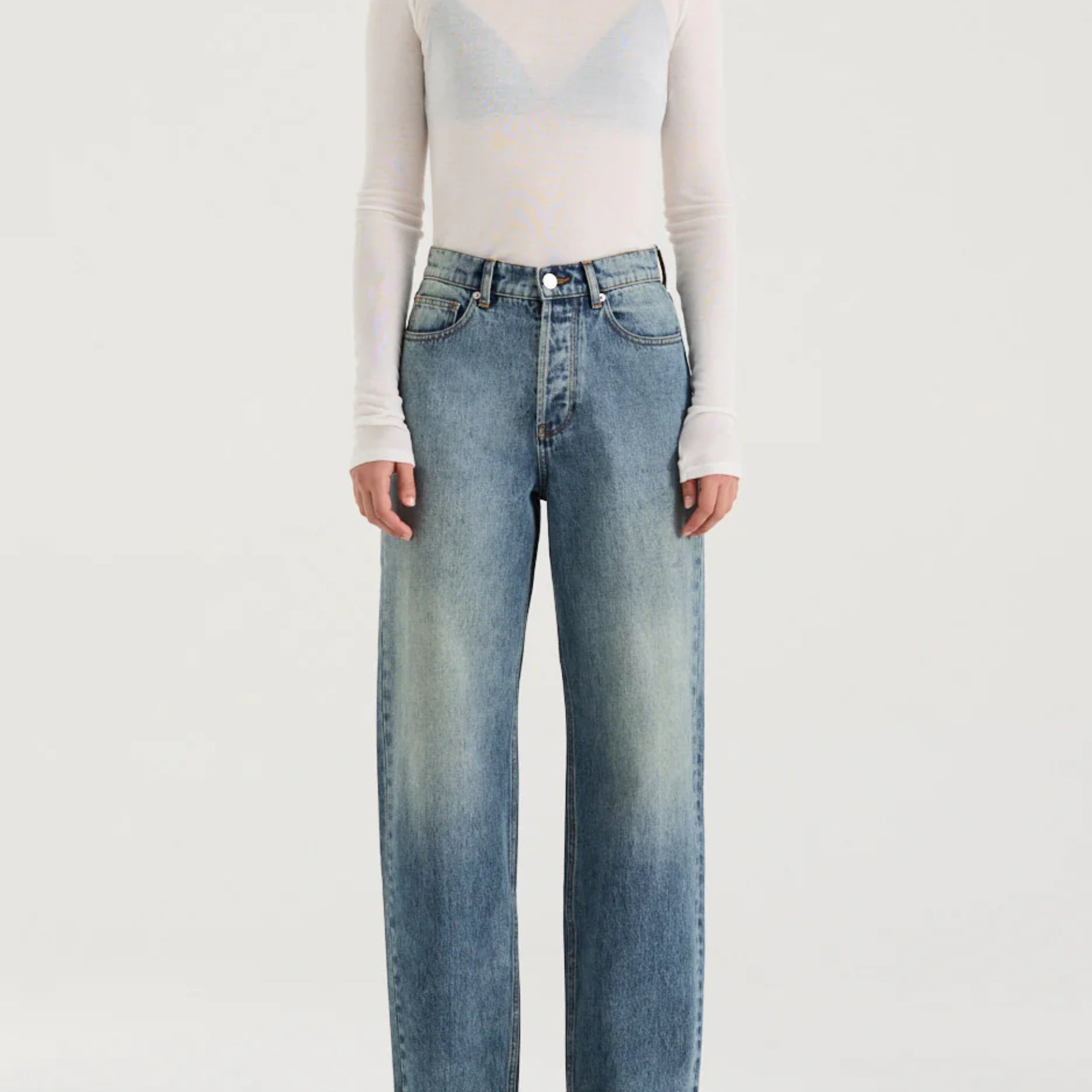 HENNE | Valentina Jean in Veiled Blue Wash | The UNDONE