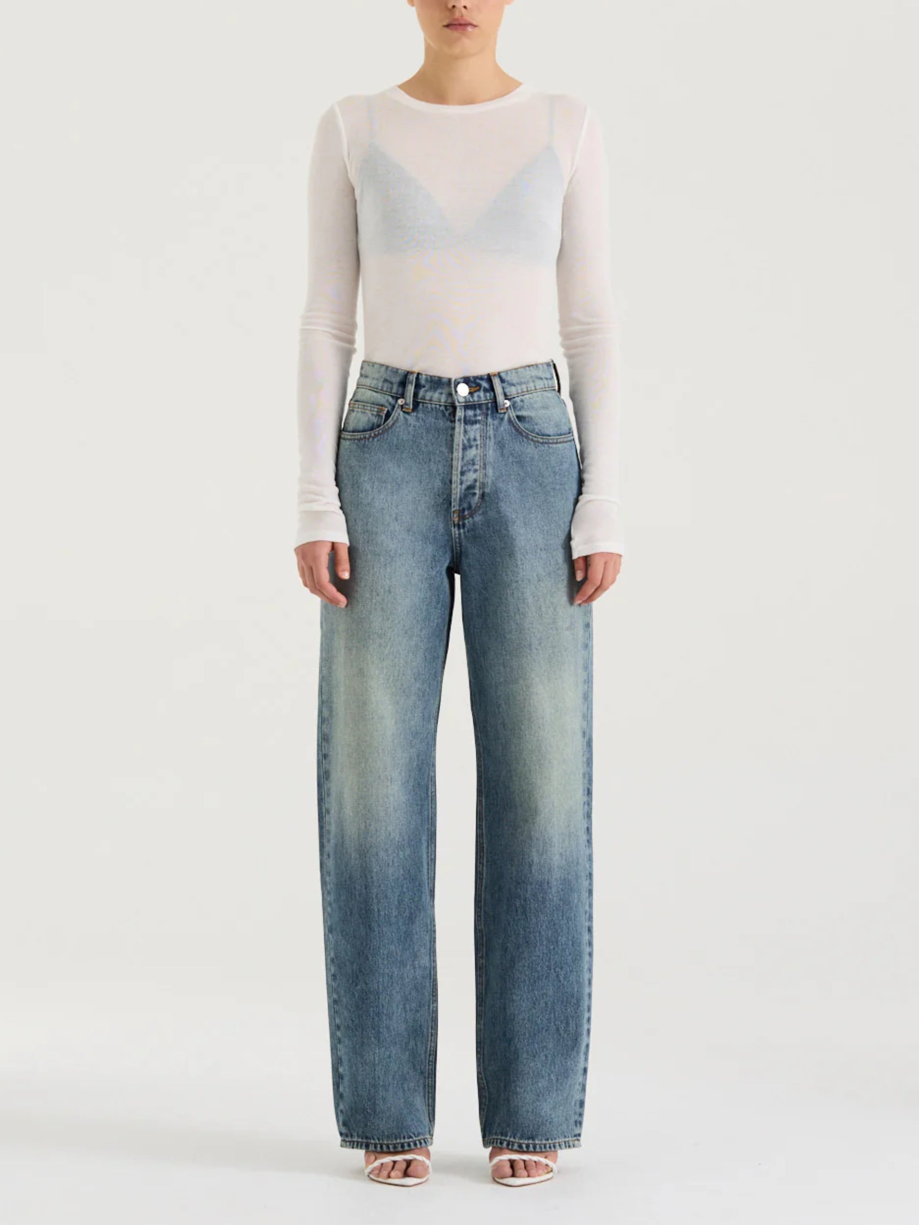 HENNE | Valentina Jean in Veiled Blue Wash | The UNDONE