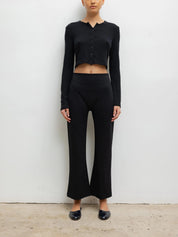 LESET | Rio High Waist Flare Pant in Black