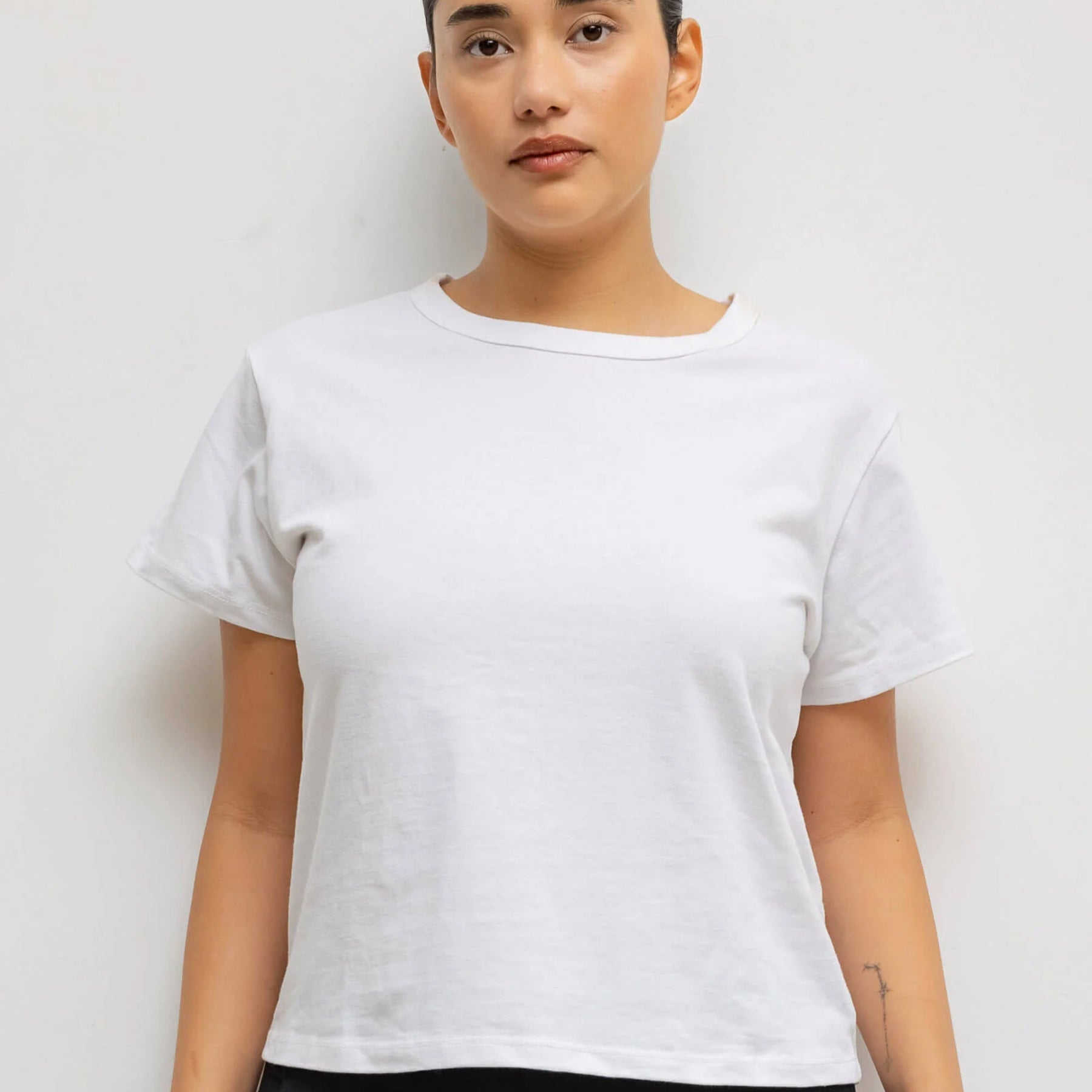 LESET | The Margo Tee in White 