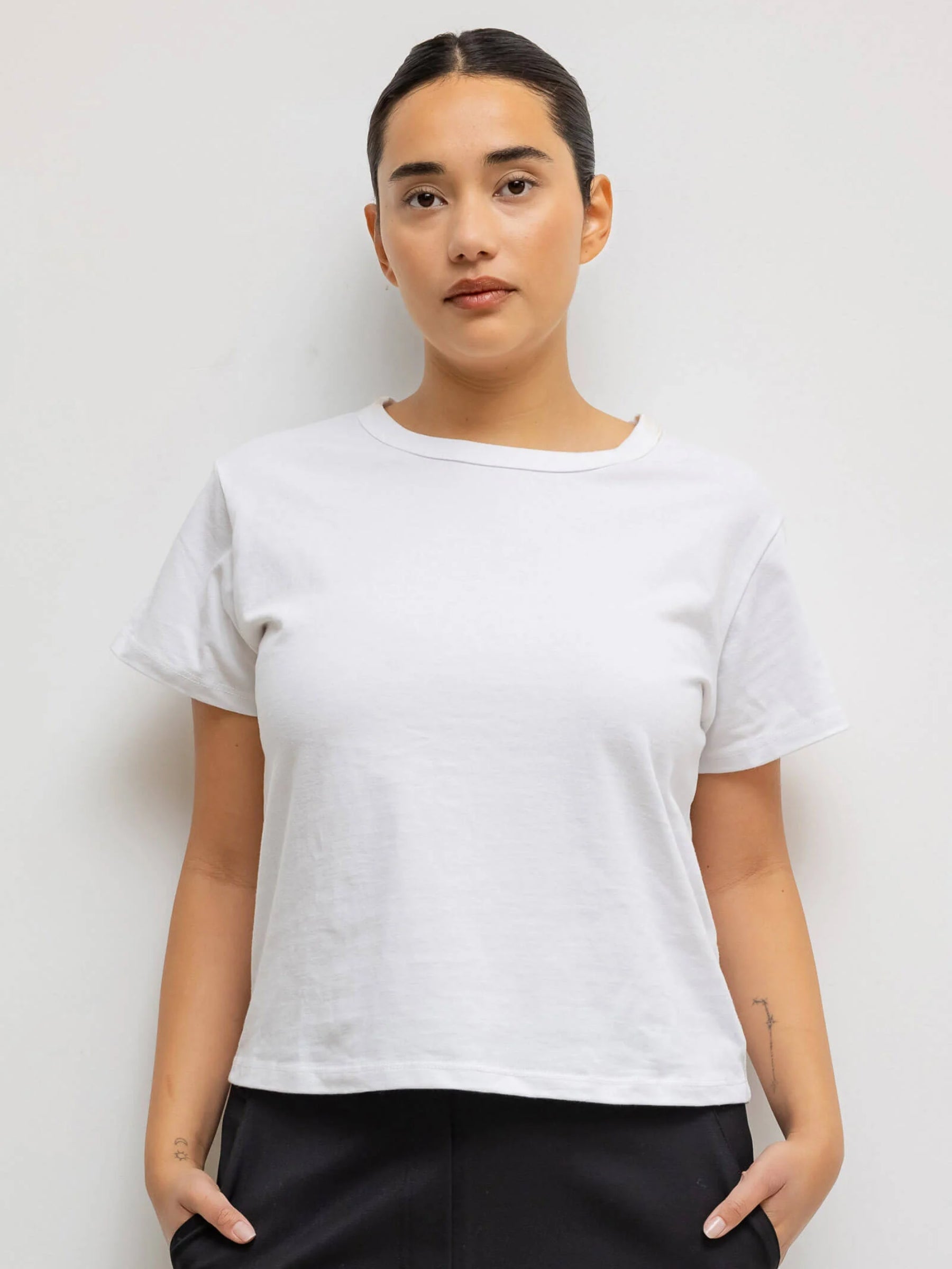 LESET | The Margo Tee in White 