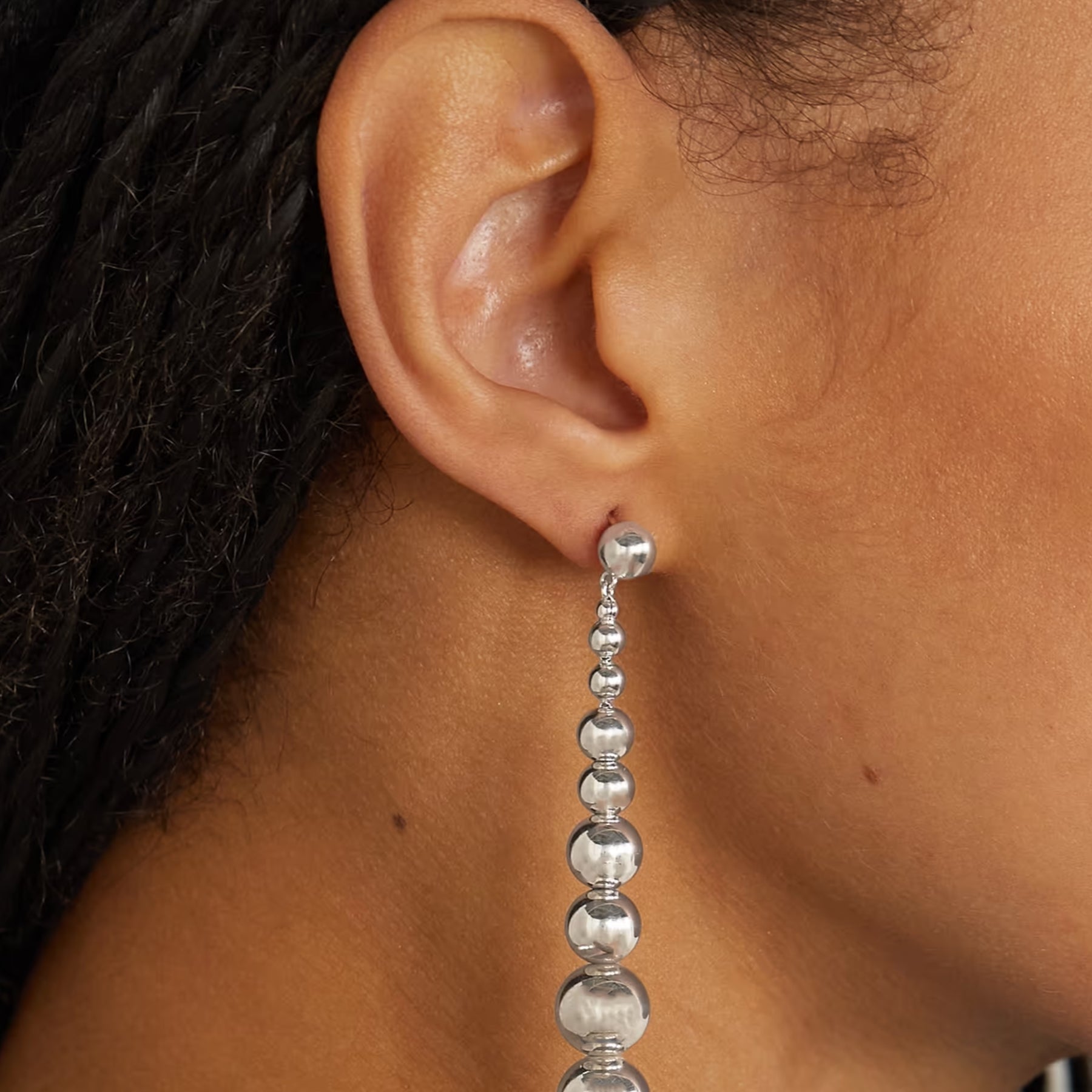 LIÉ STUDIO | Josephine Earrings in Silver | The UNDONE