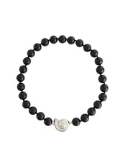 Le Sundial Nautilus Onyx Beaded Collar Necklace