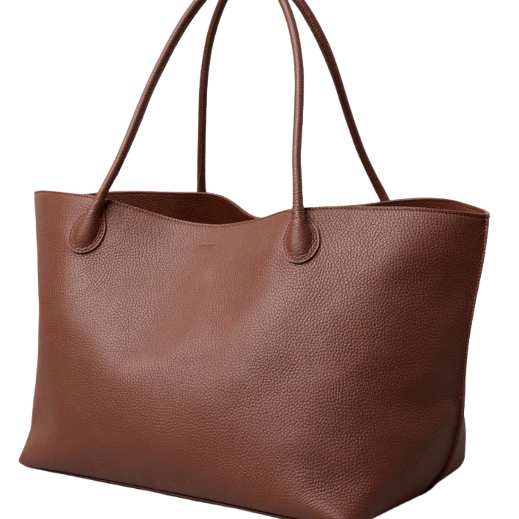 Lie Studio | The Eva Weekend Tote in Chestnut Brown