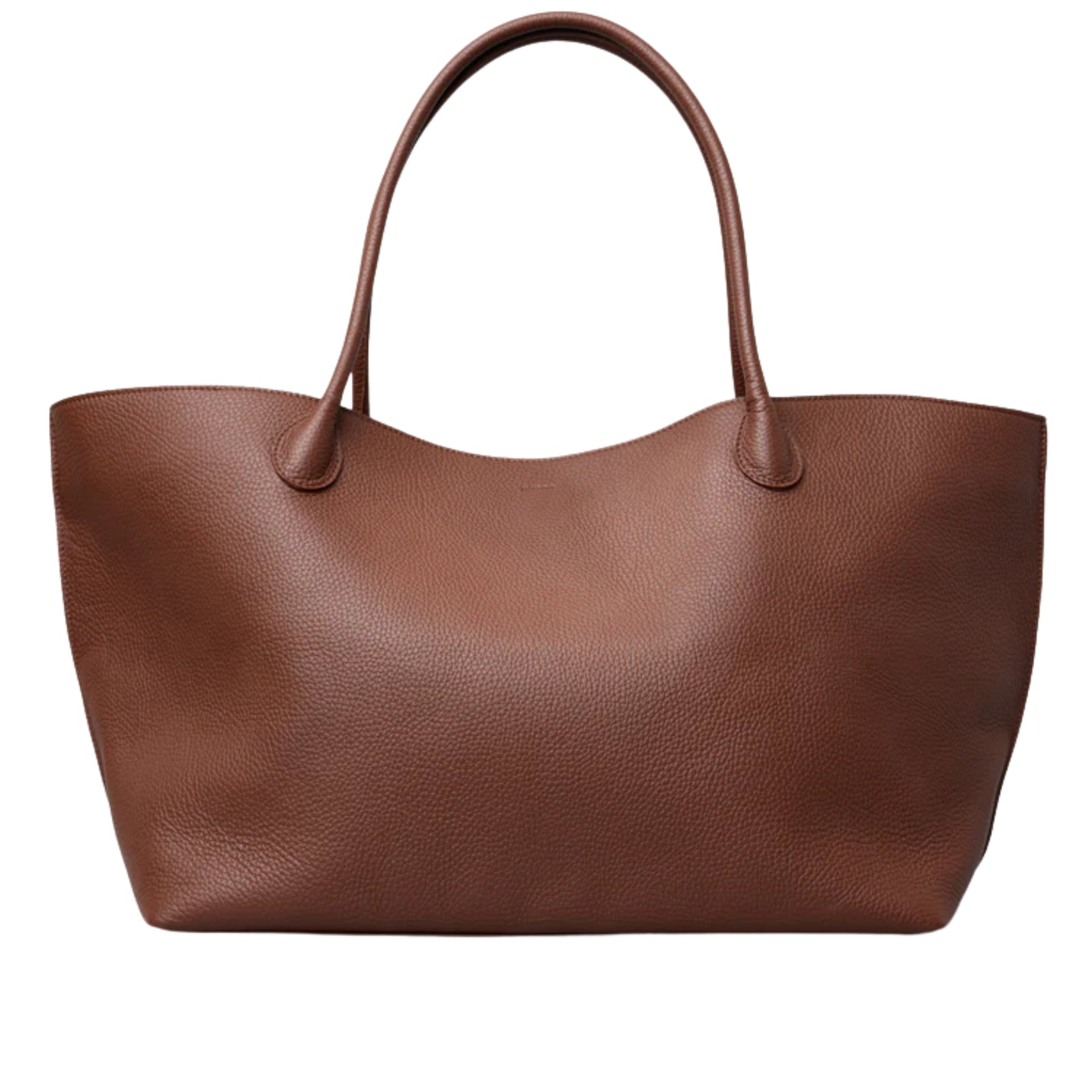 Lie Studio | The Eva Weekend Tote in Chestnut Brown