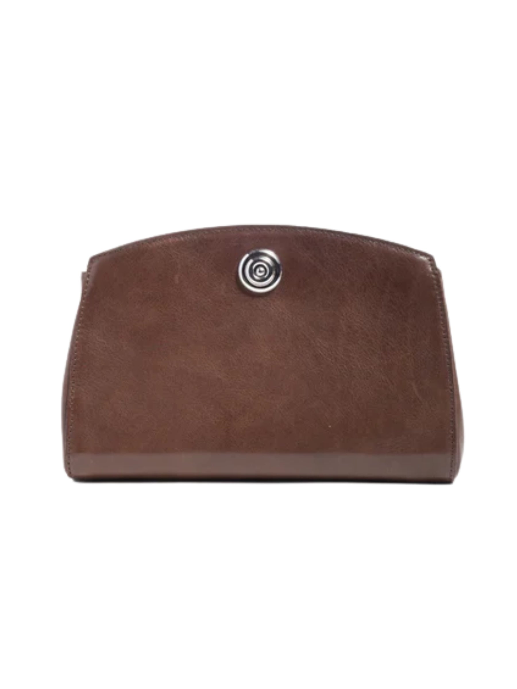Liffner Pushlock Clutch Dark Brown