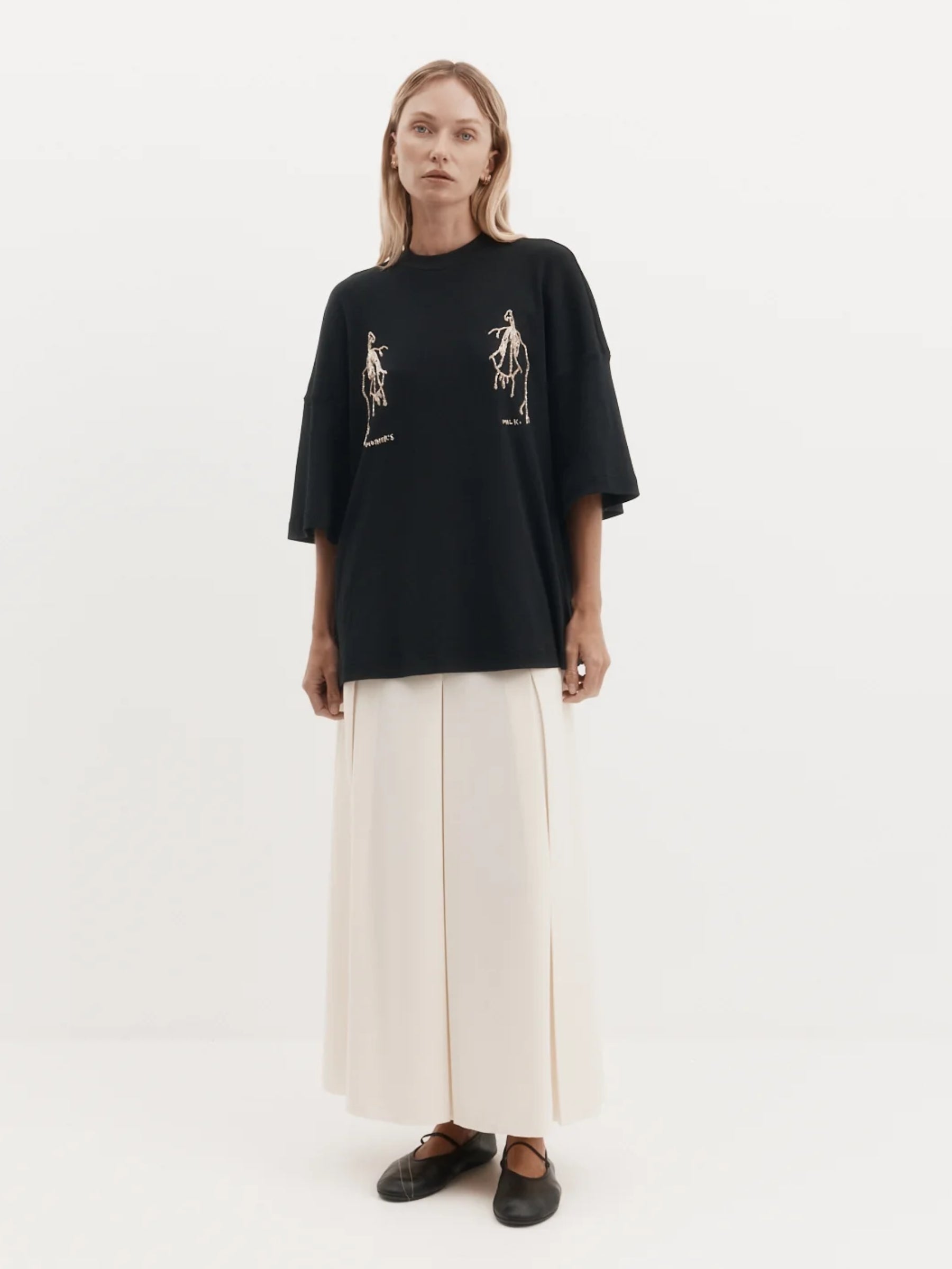 Harris Tapper | Mother T-Shirt in Cotton Beading