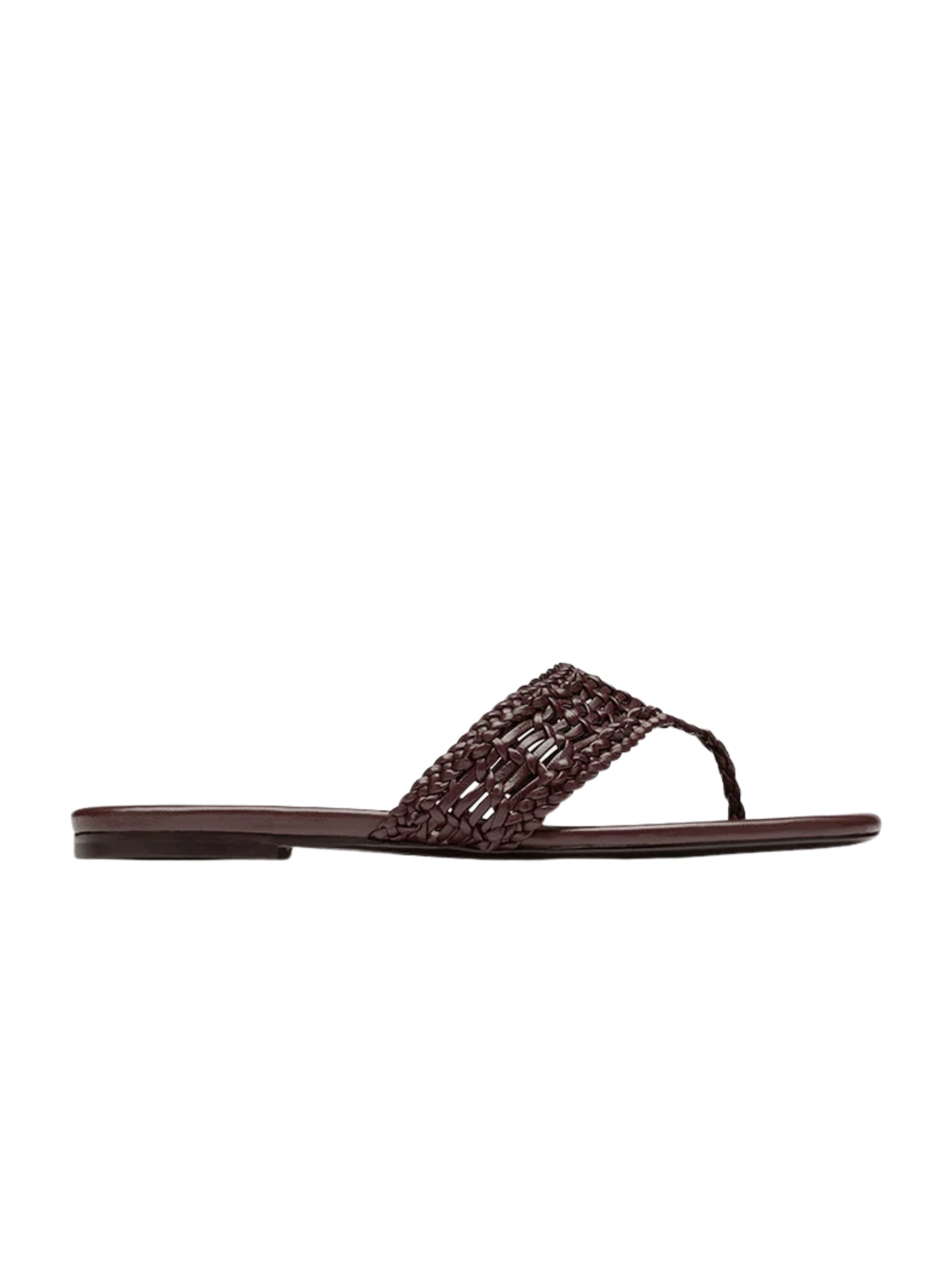 Nelson Made | Cali Woven Sandal in Brown Koffee