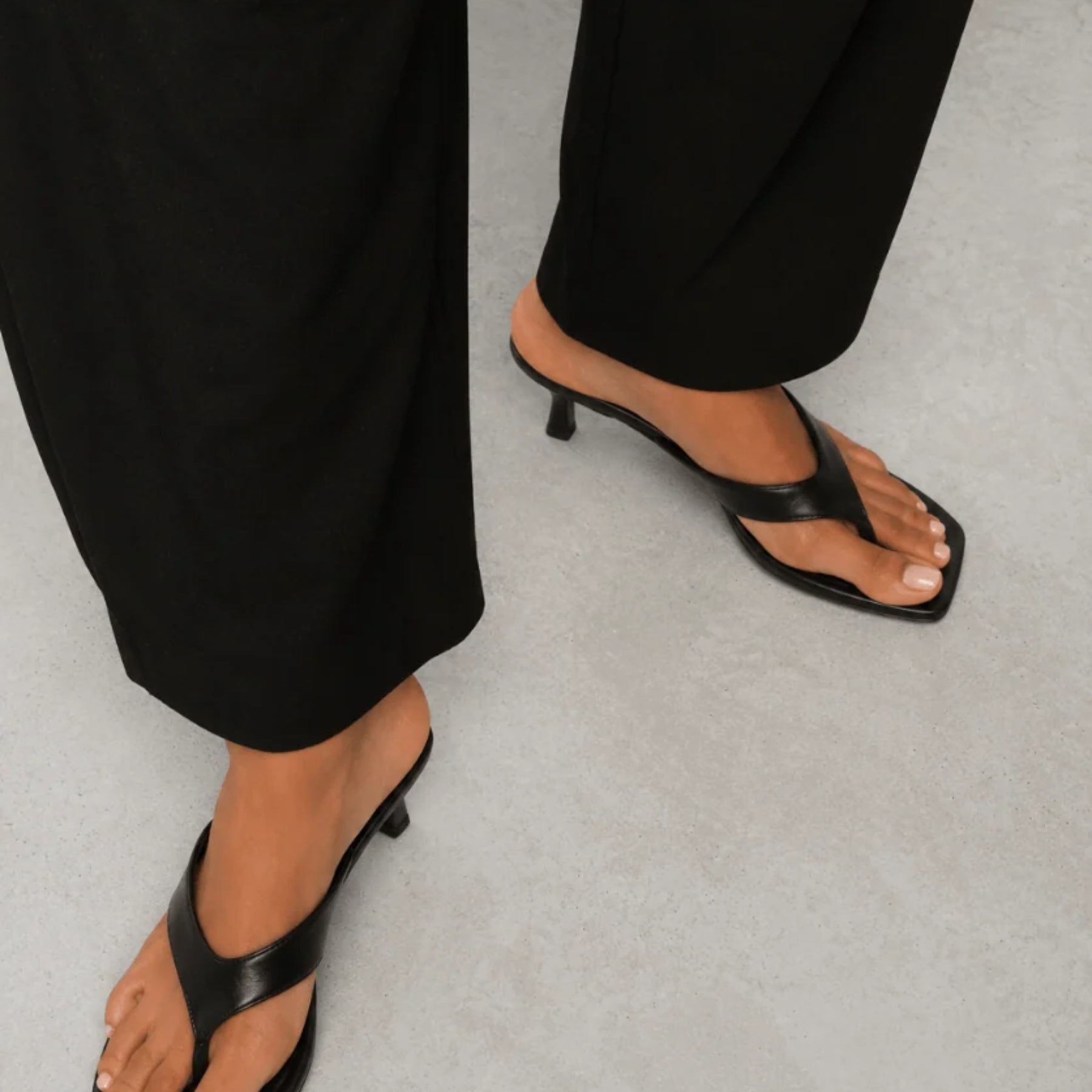 Nelson Made | Nova Heel Black Crinkle