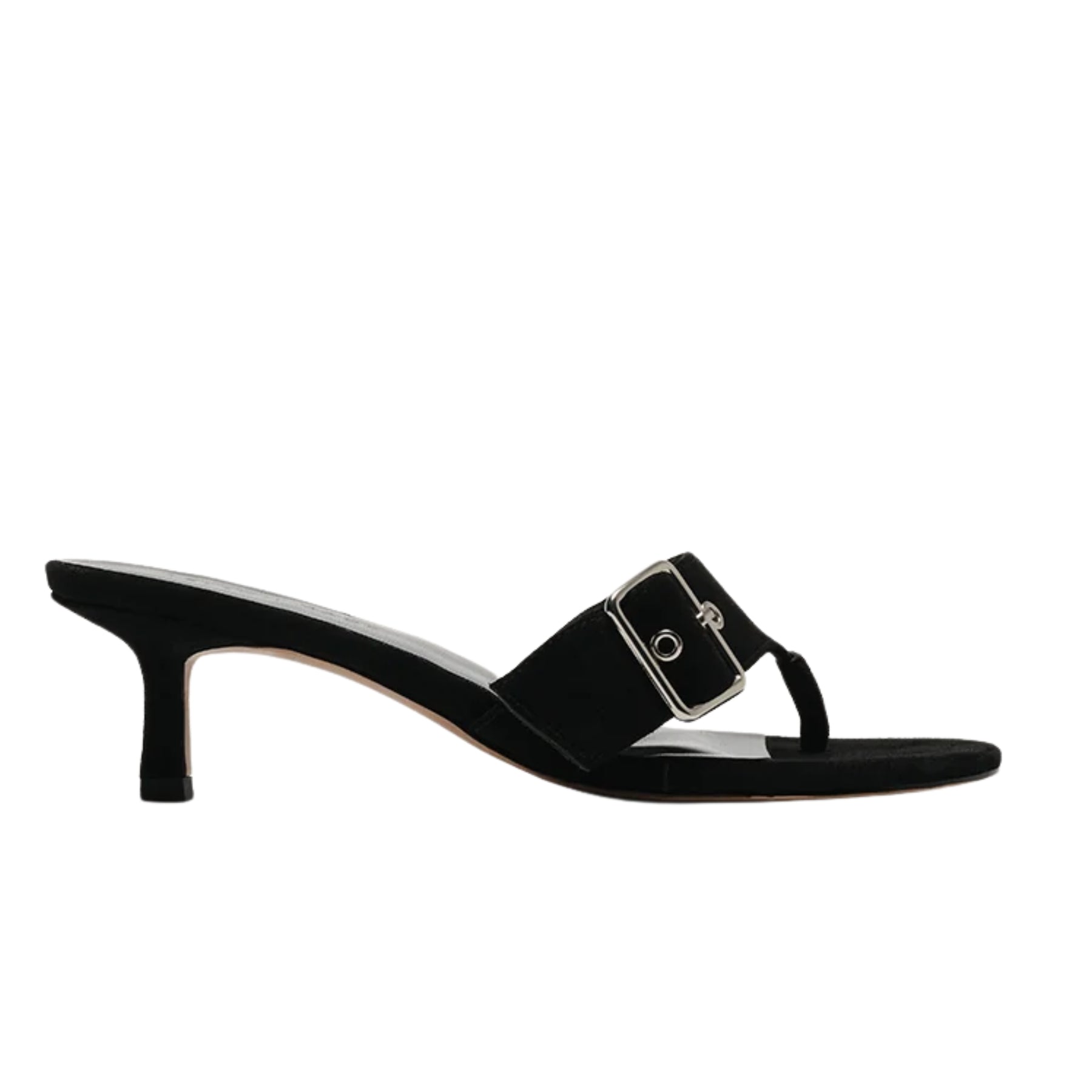Nelson Made | Zaria Kitten Heel Black Suede