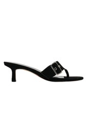 Nelson Made | Zaria Kitten Heel Black Suede