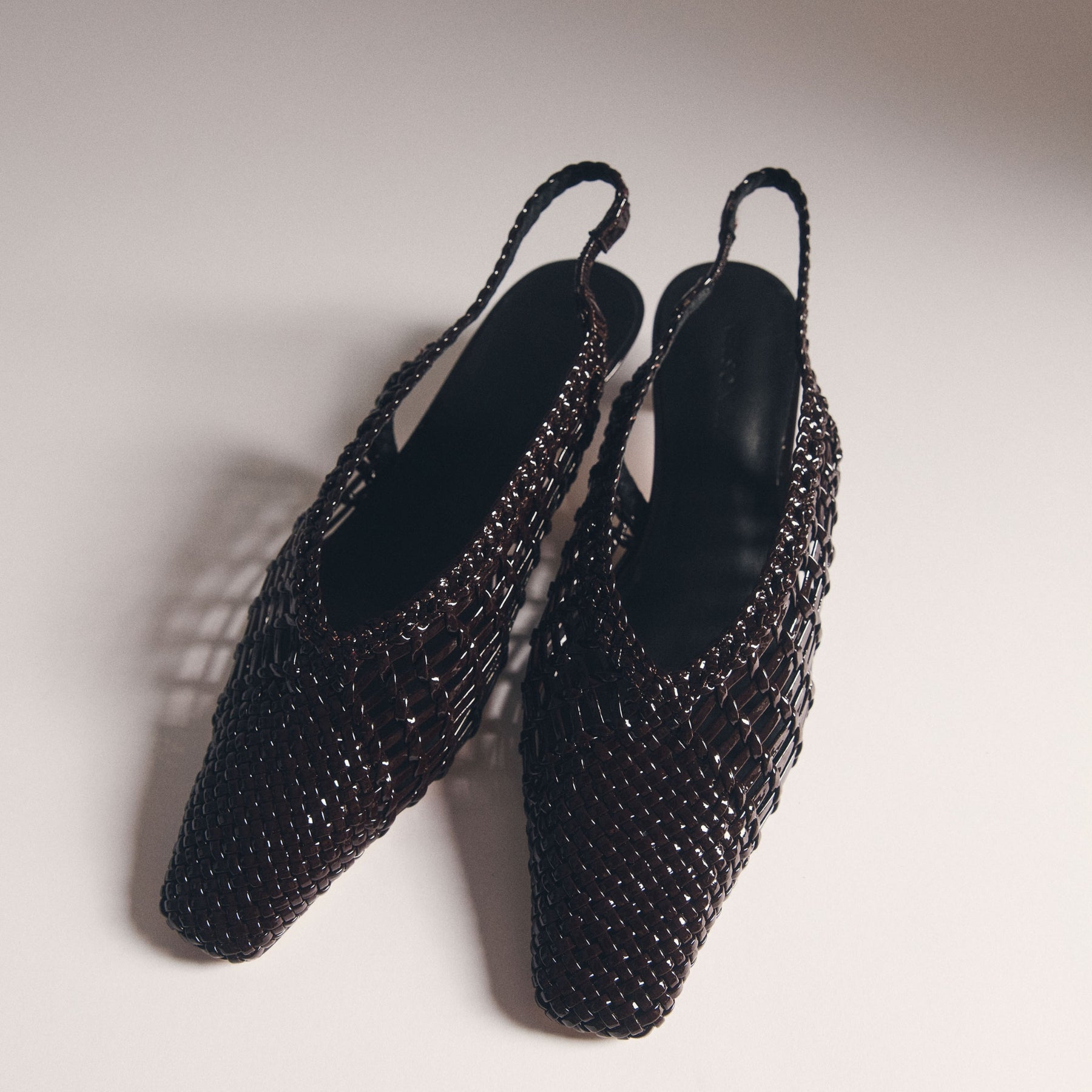Nelson Made Cali Woven Mule Black