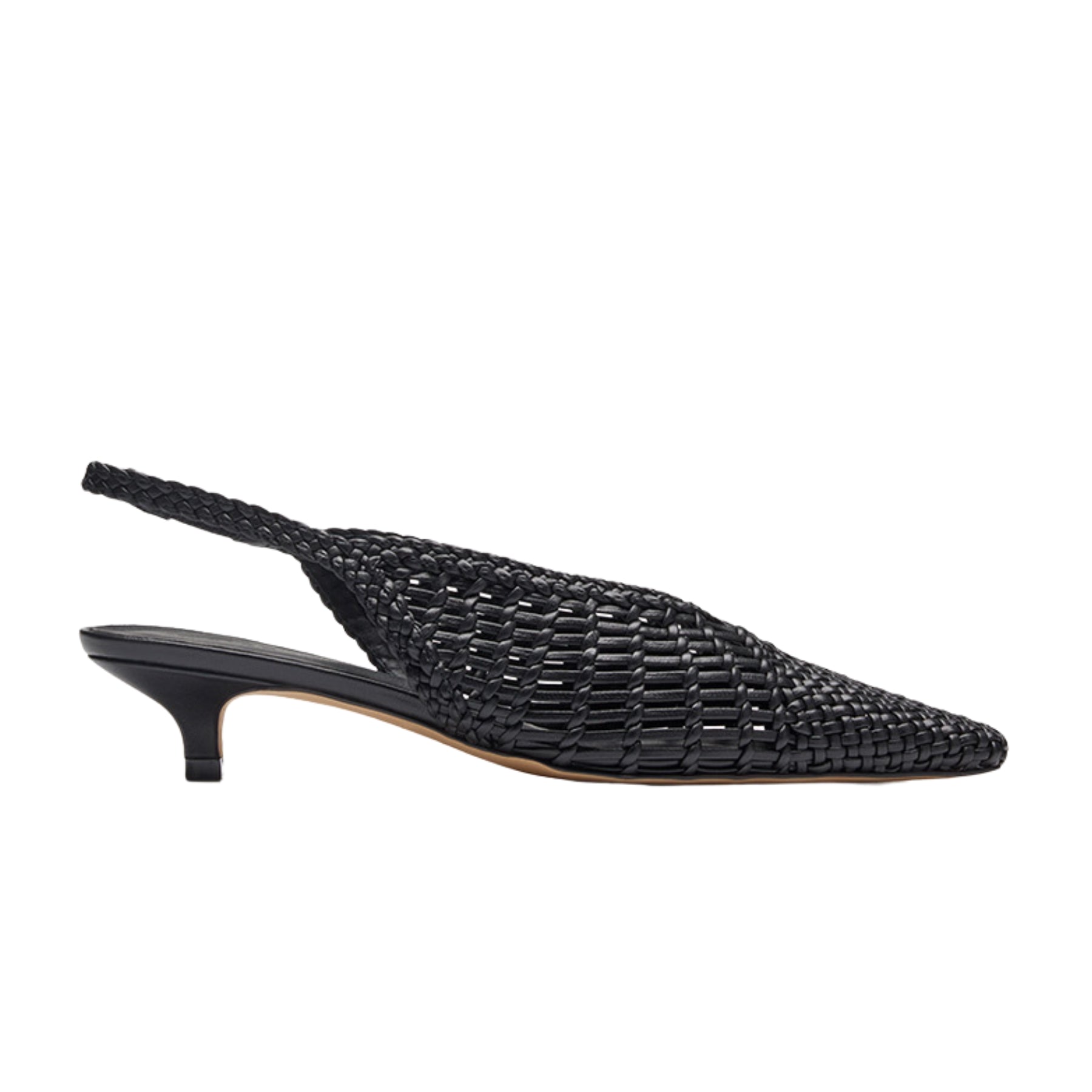 Nelson Made Cali Woven Mule Black