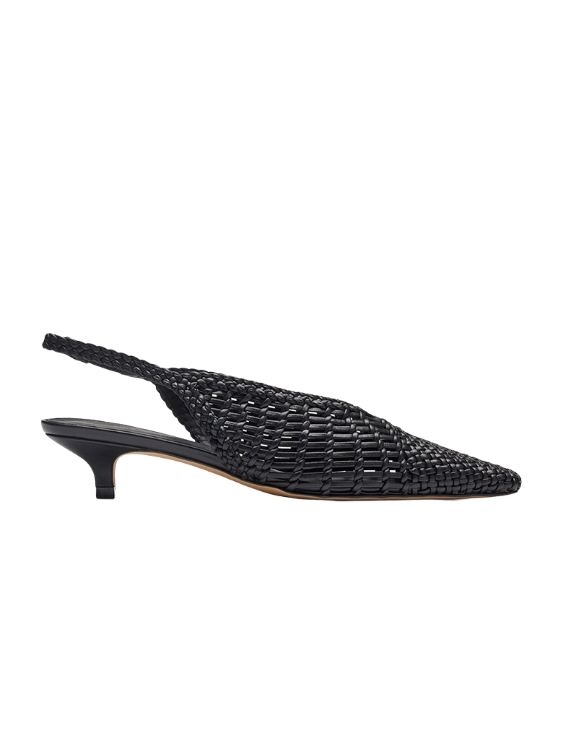 Nelson Made Cali Woven Mule Black