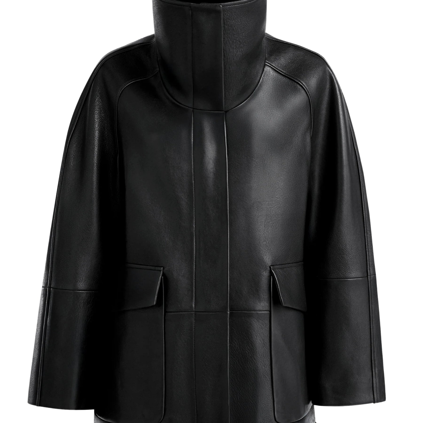 Doen | Ansel Opulent Leather Jacket in Black | The UNDONE
