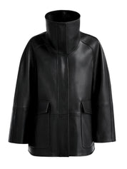 Doen | Ansel Opulent Leather Jacket in Black | The UNDONE