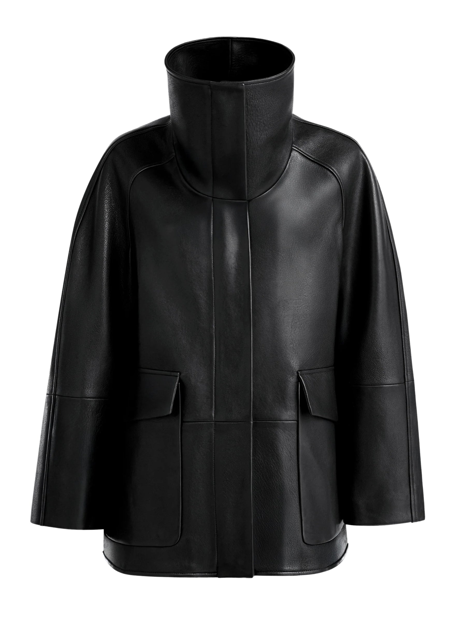 Doen | Ansel Opulent Leather Jacket in Black | The UNDONE