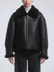 Portia Modern Shearling Aviator