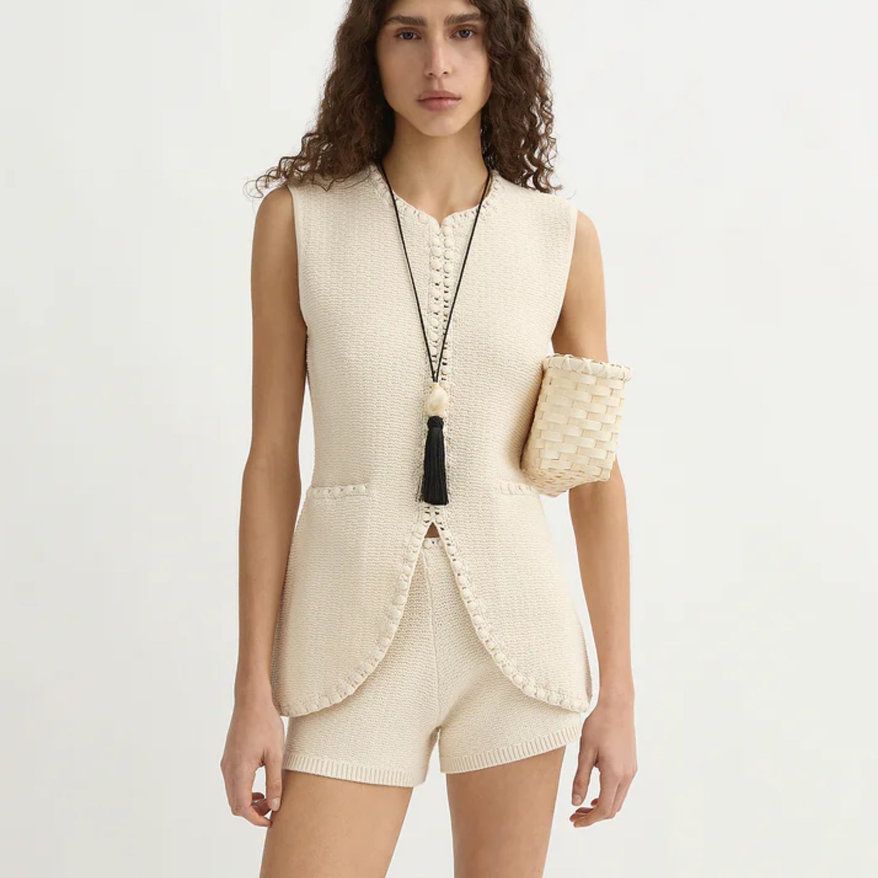 POSSE Harlan Vest in Cream