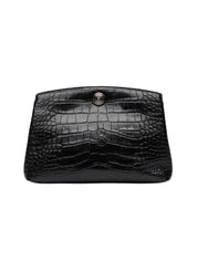 Liffner Pushlock Pouch - Black Croc