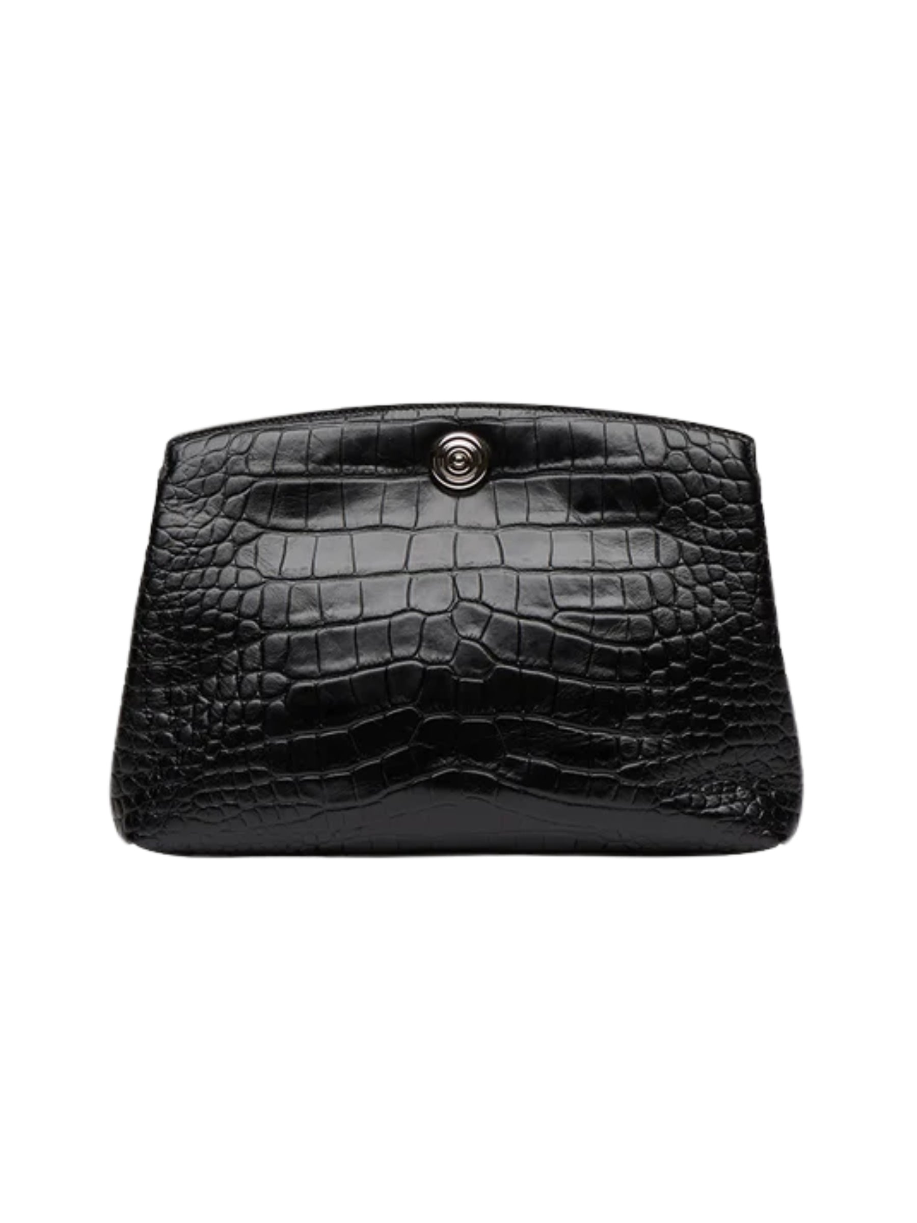 Liffner Pushlock Pouch - Black Croc