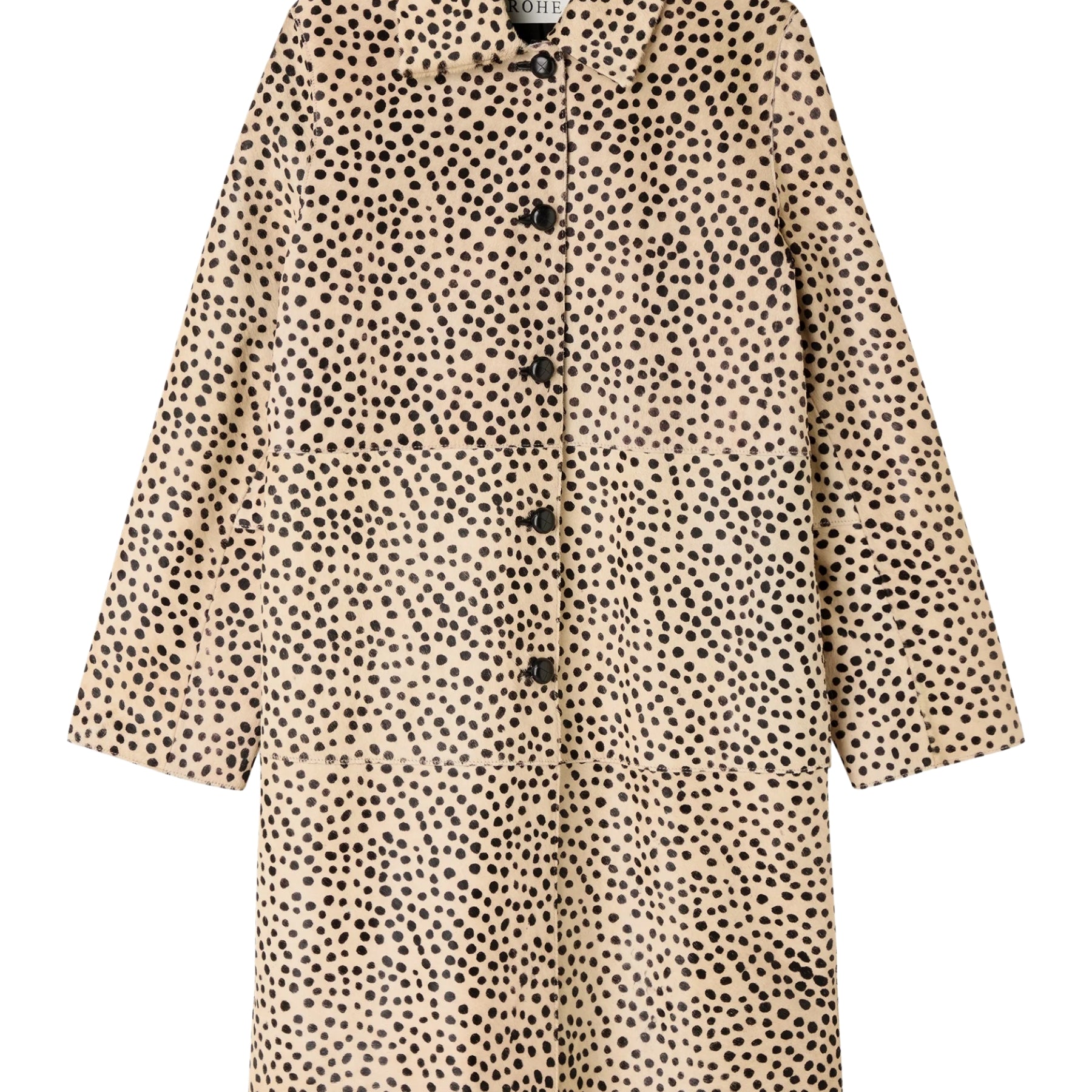 ROHE | Pony Hair Coat in cheetah