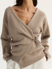 Rohe ff-shoulder wrap cardigan