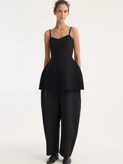 ROHE | bustier double-faced top