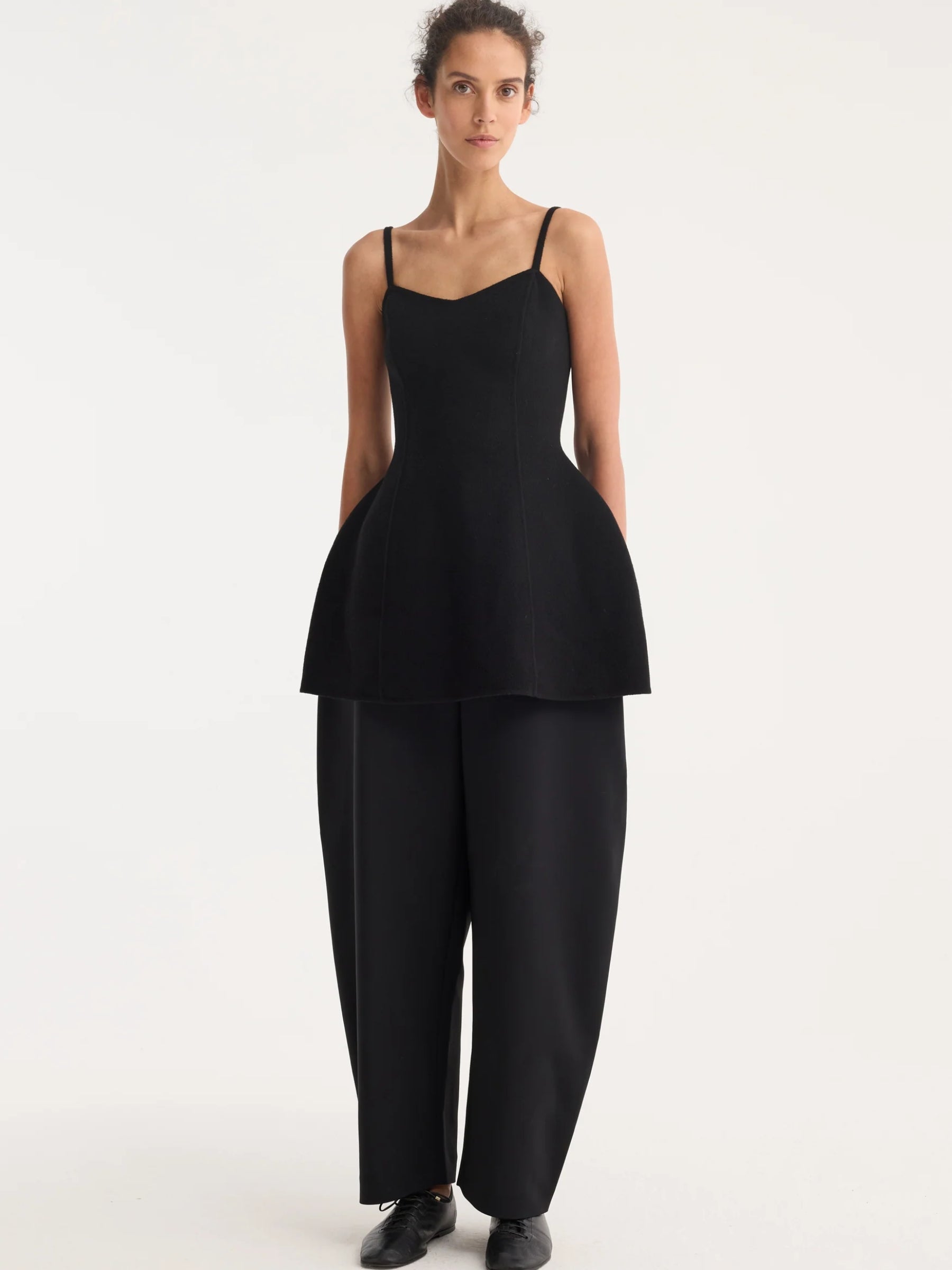 ROHE | bustier double-faced top