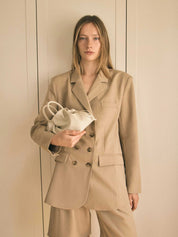 Rylan | Mila Parchment Medium Tote
